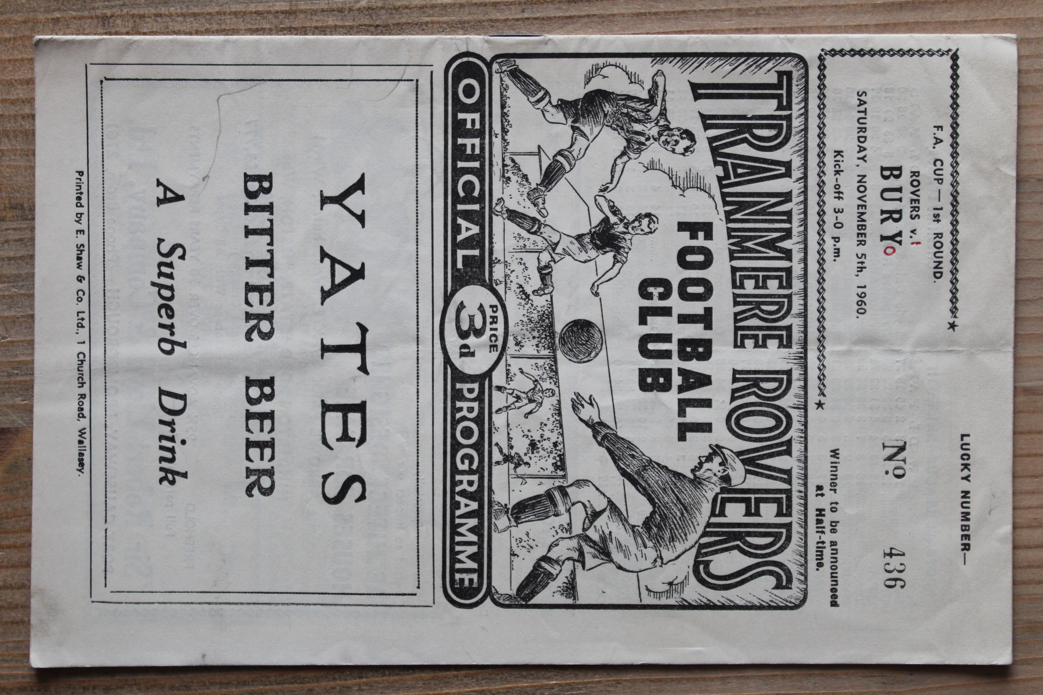 Tranmere Rovers FC v Bury FC