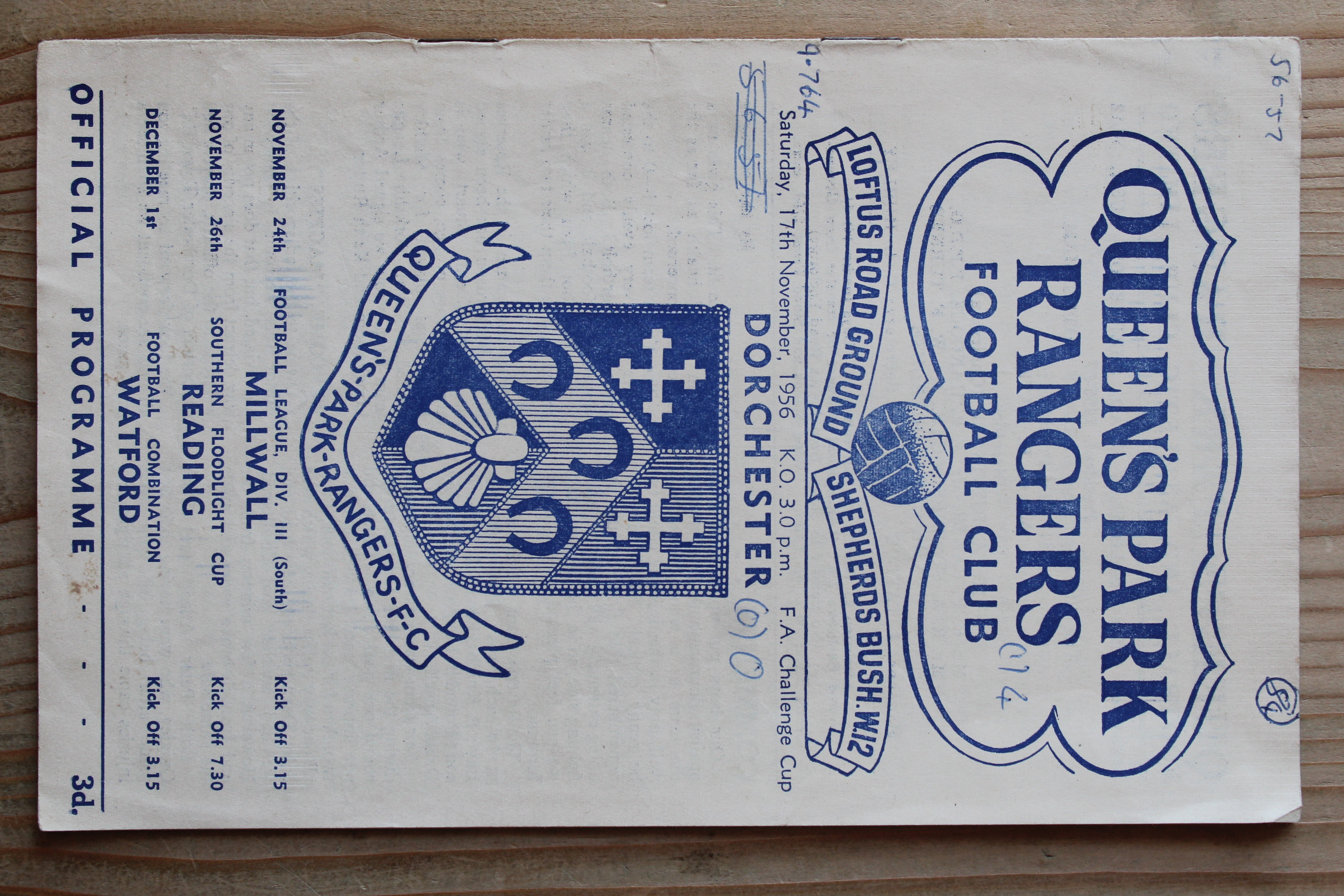 Queens Park Rangers FC v Dorchester Town