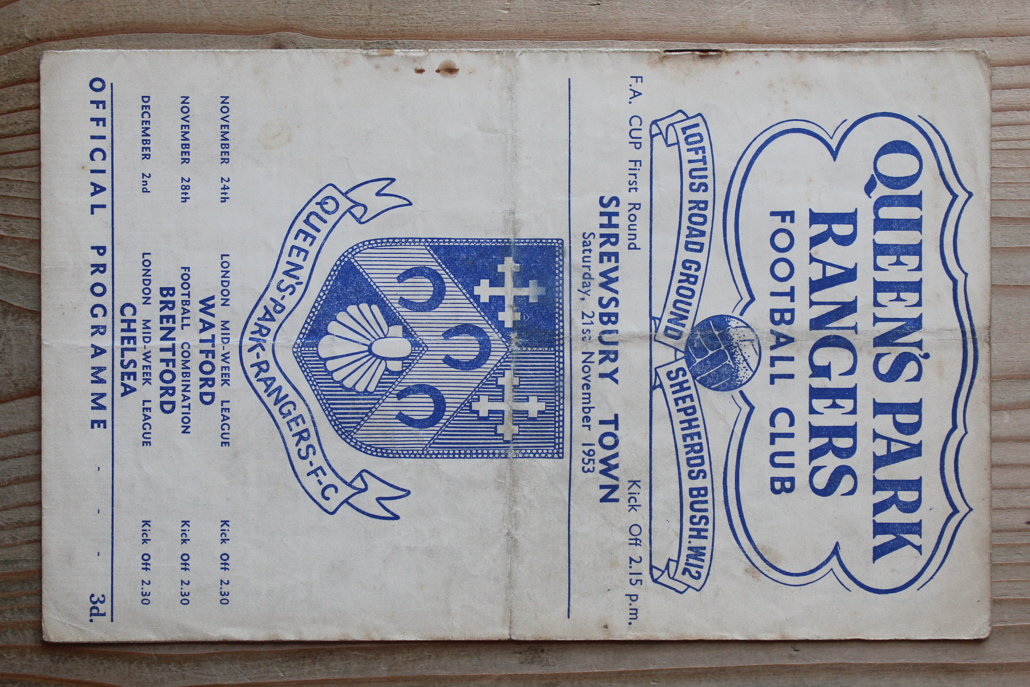 Queens Park Rangers FC v Shrewsbury Town FC