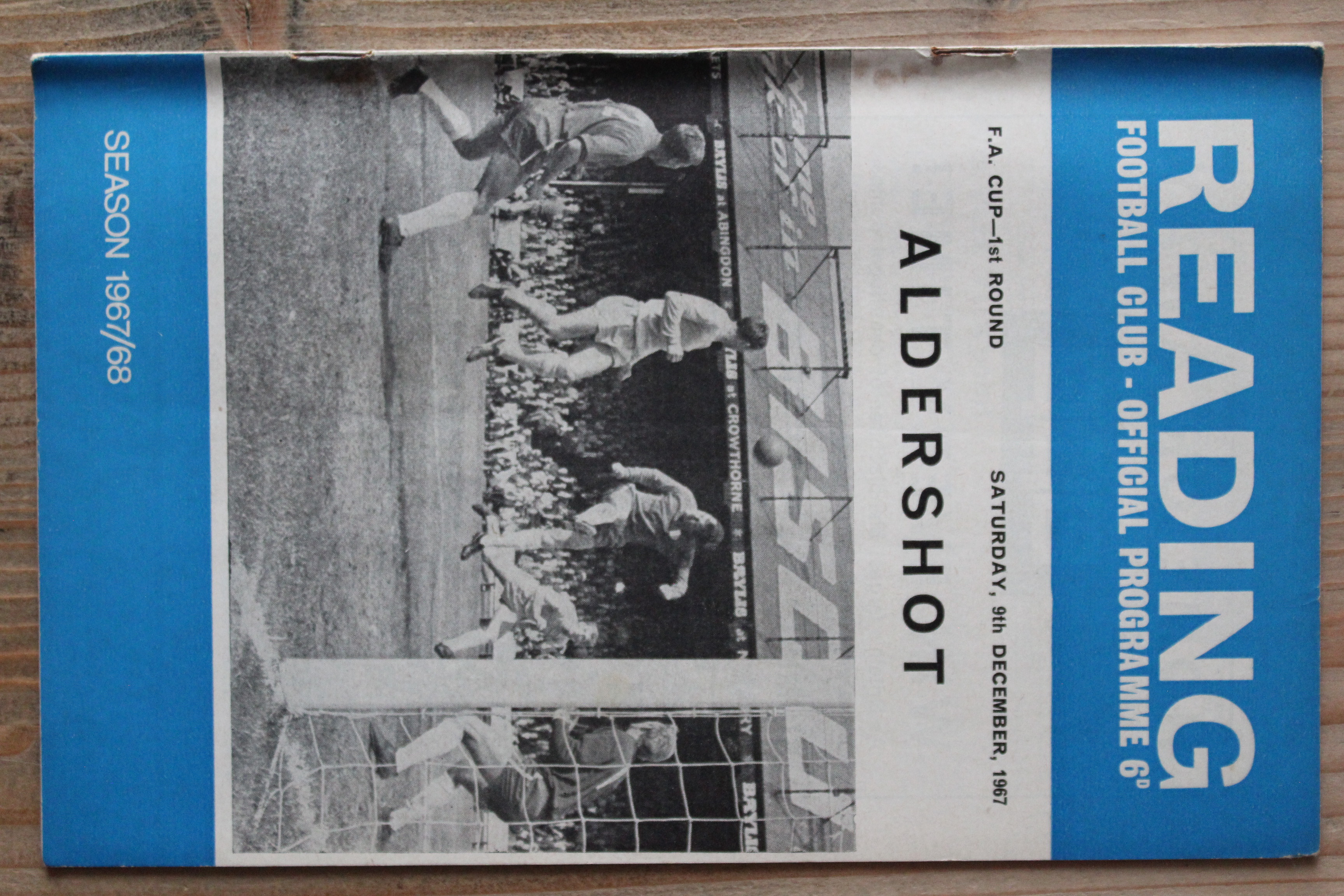 Reading FC v Aldershot F.C