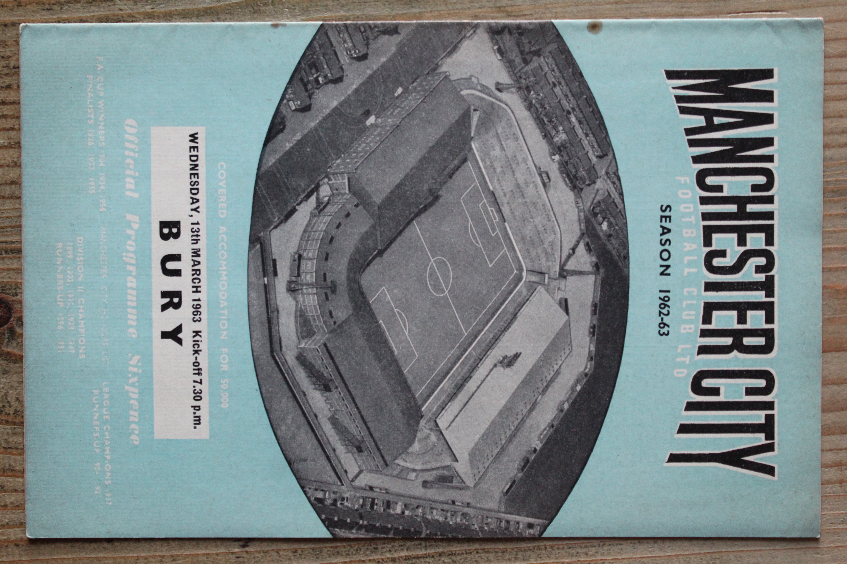 Manchester City FC v Bury FC