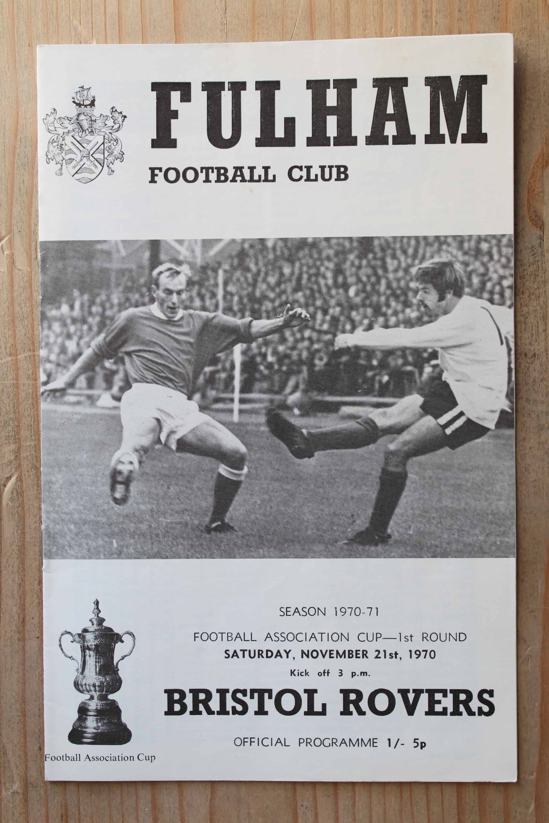 Fulham FC v Bristol Rovers FC