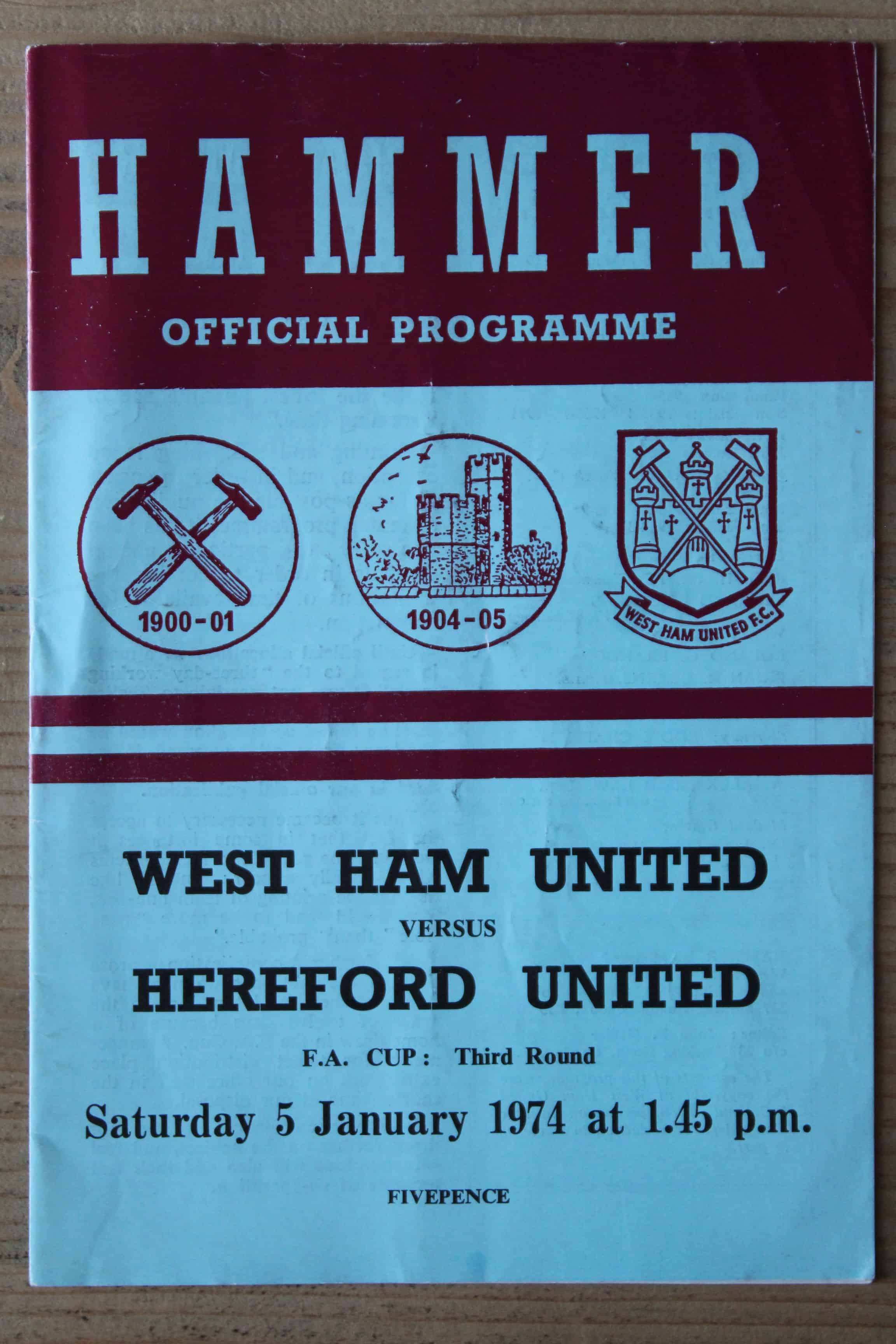 West Ham United FC v Hereford United