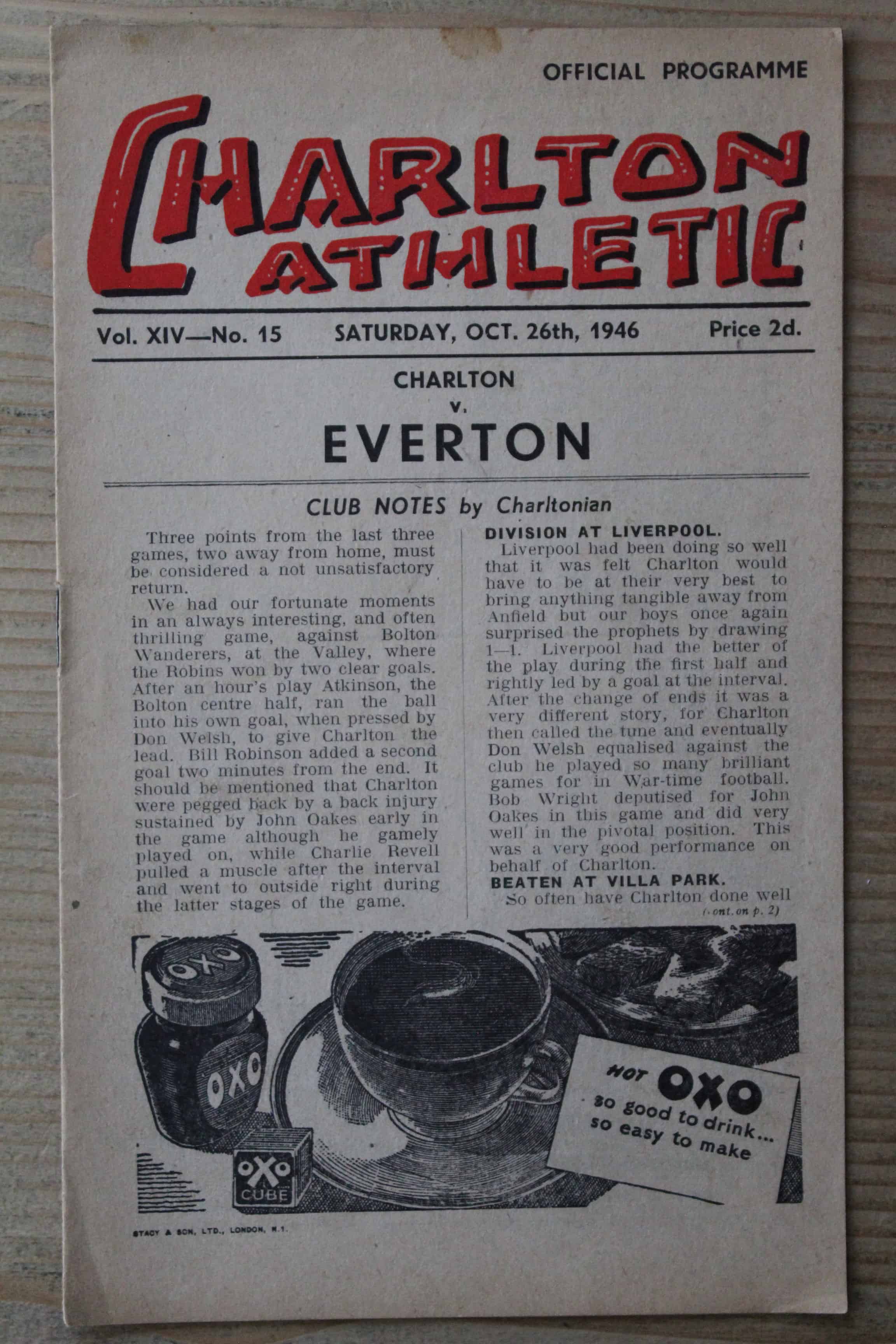Charlton Athletic FC v Everton FC