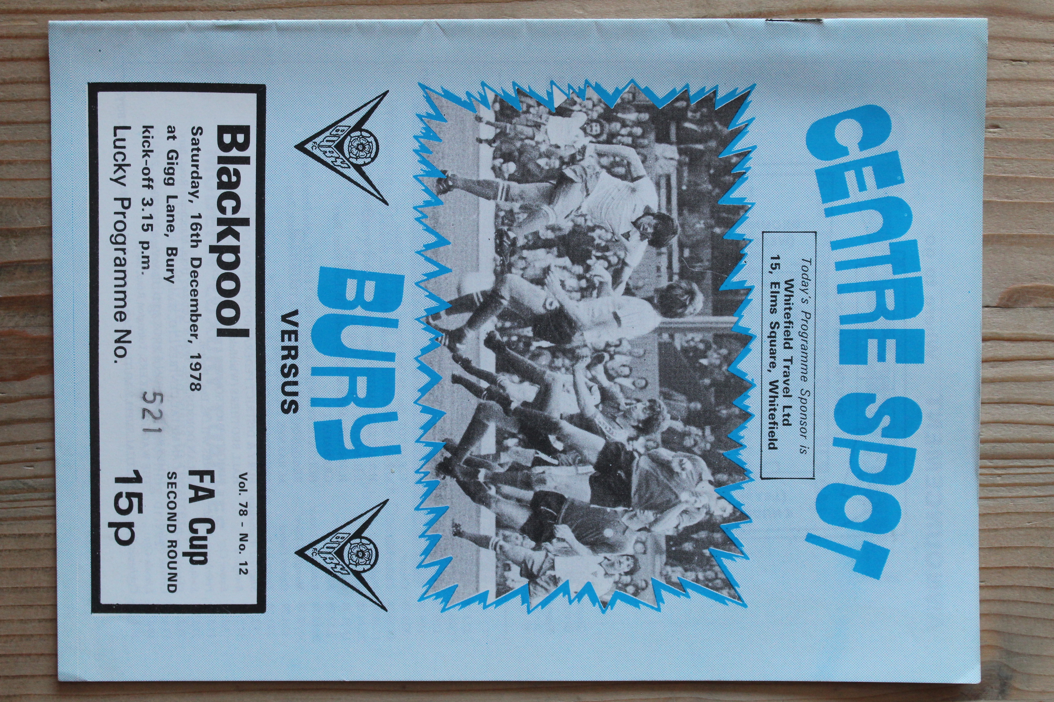 Bury FC v Blackpool FC