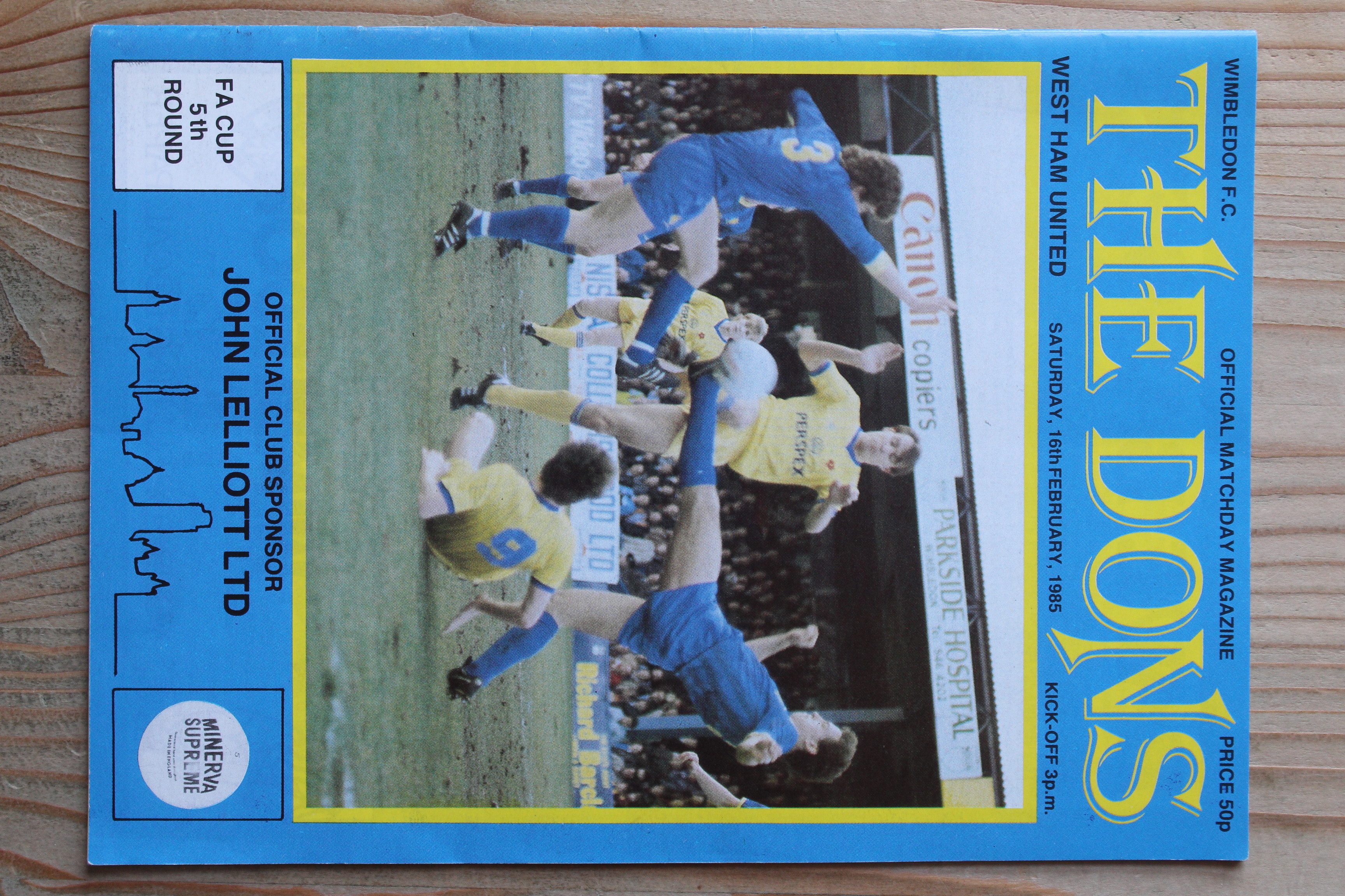 Wimbledon v West Ham United FC