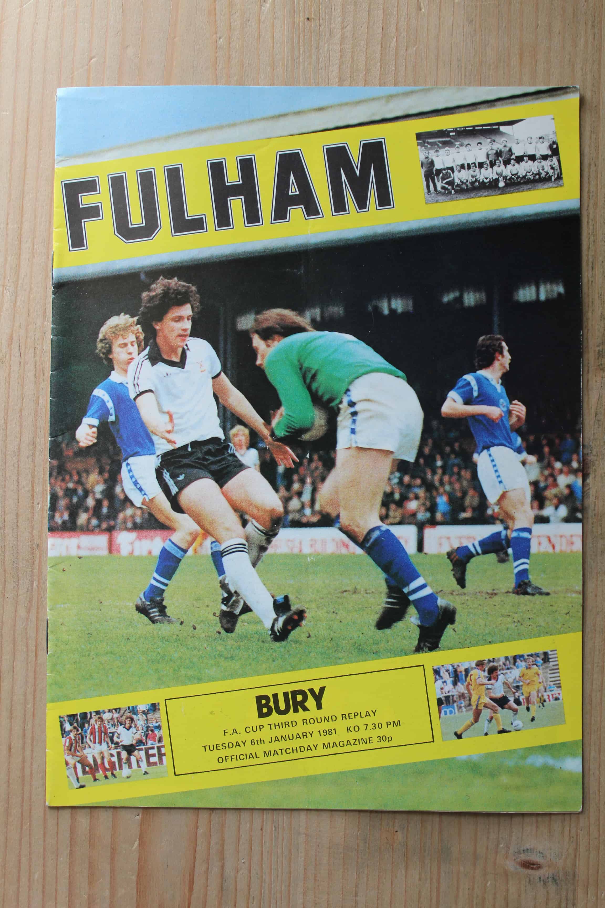 Fulham FC v Bury FC