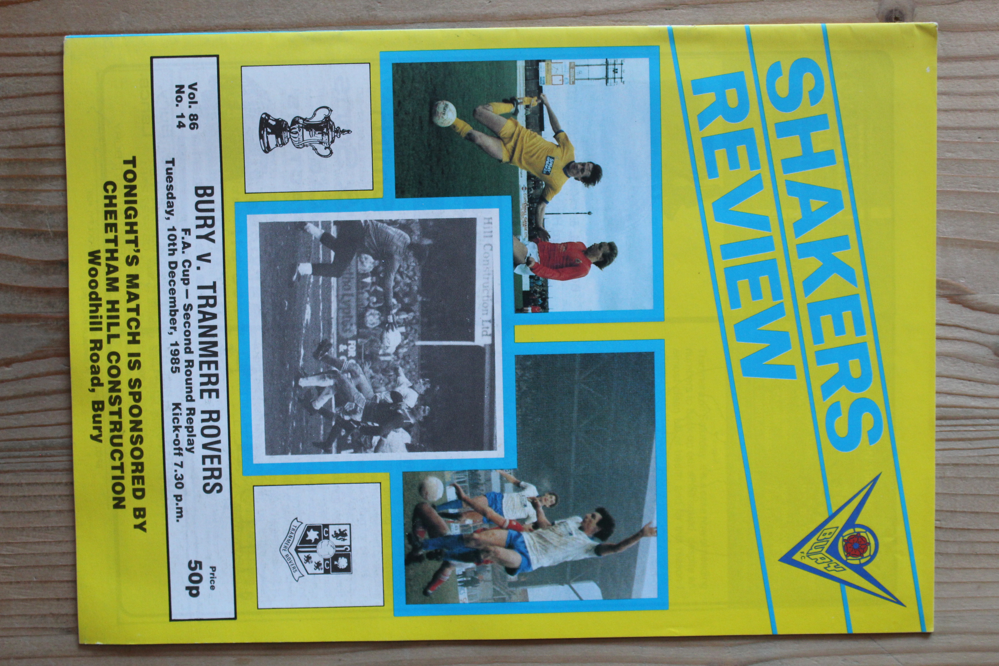 Bury FC v Tranmere Rovers FC