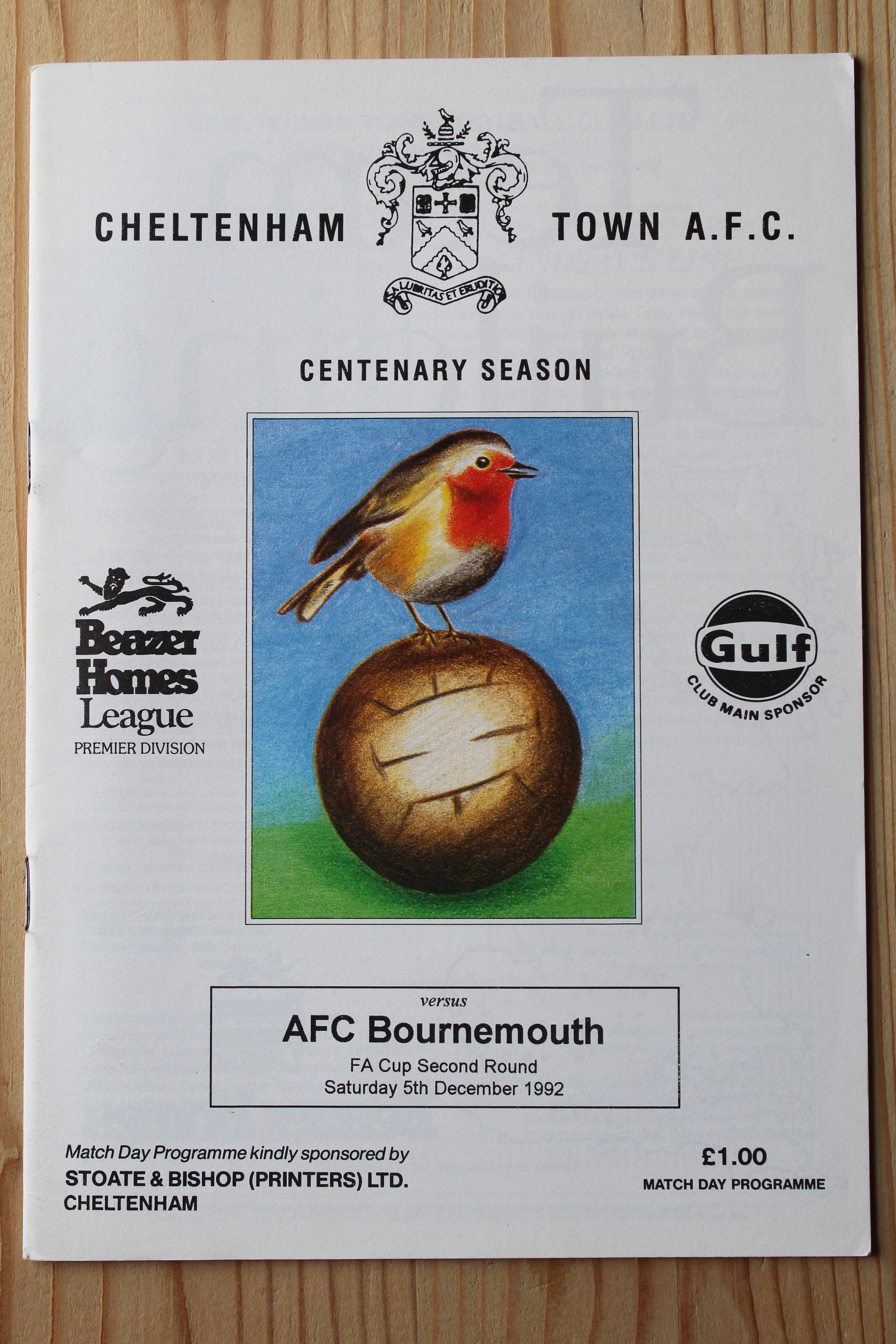 Cheltenham Town FC v AFC Bournemouth