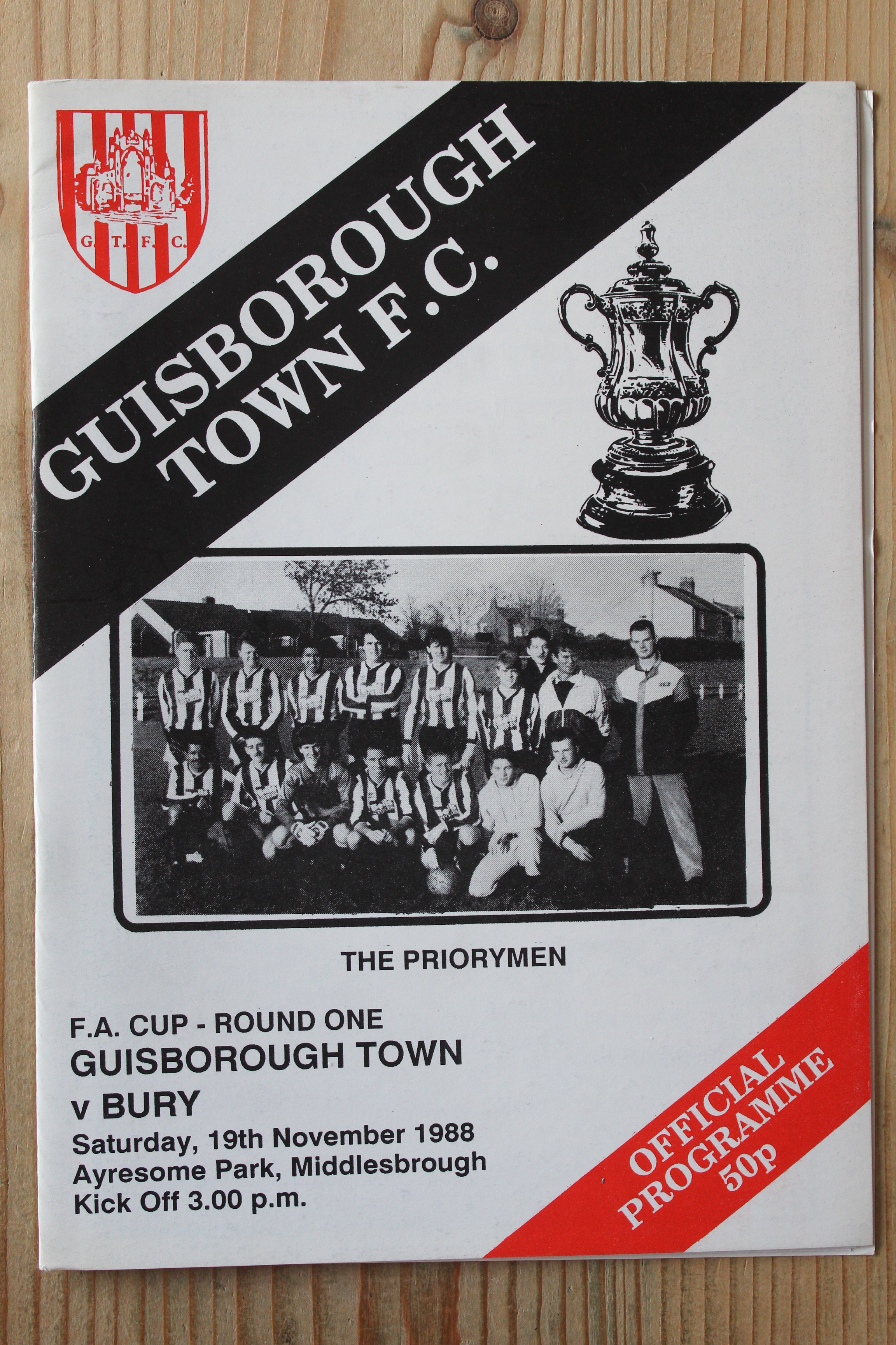 Guisborough Town v Bury FC