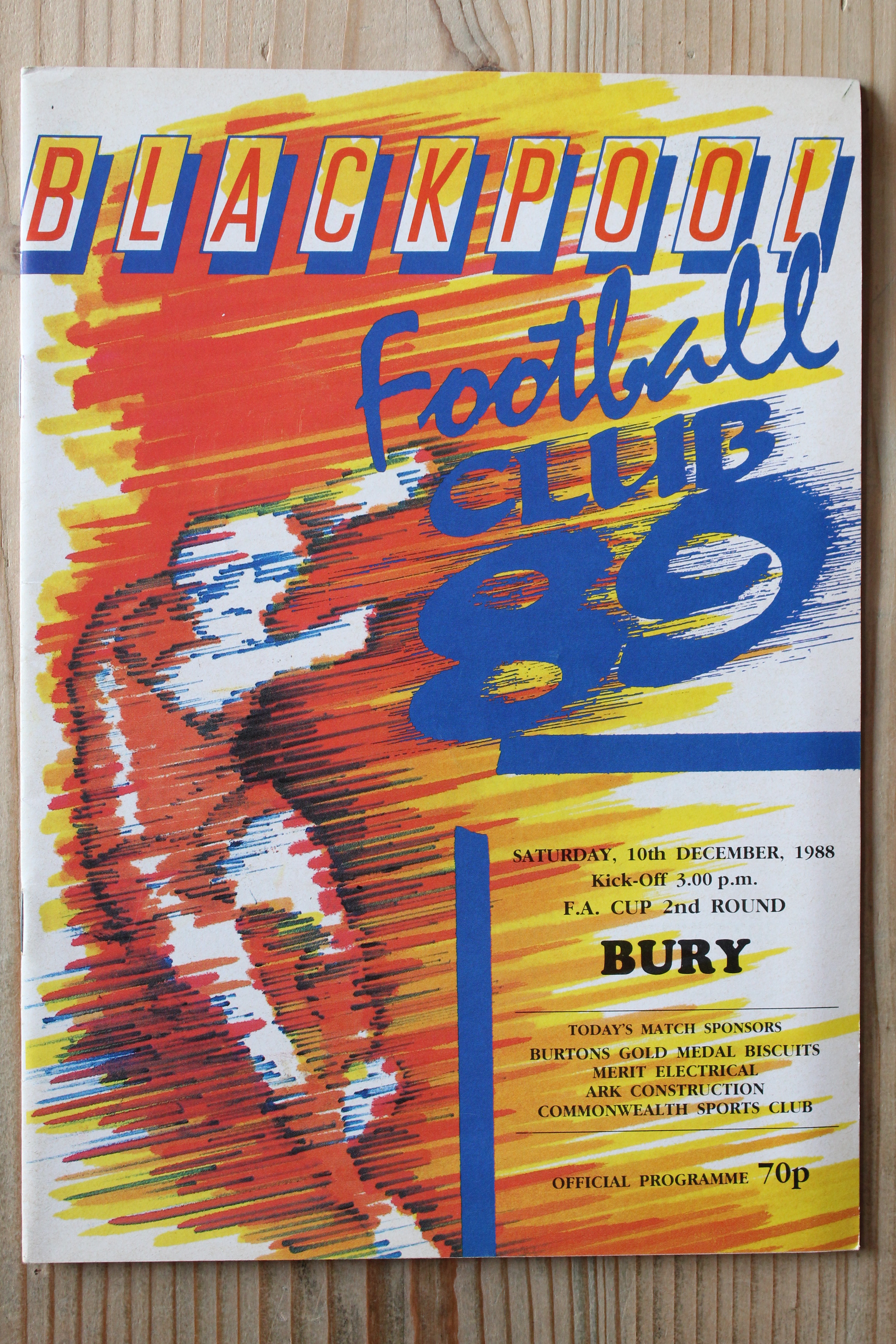 Blackpool FC v Bury FC