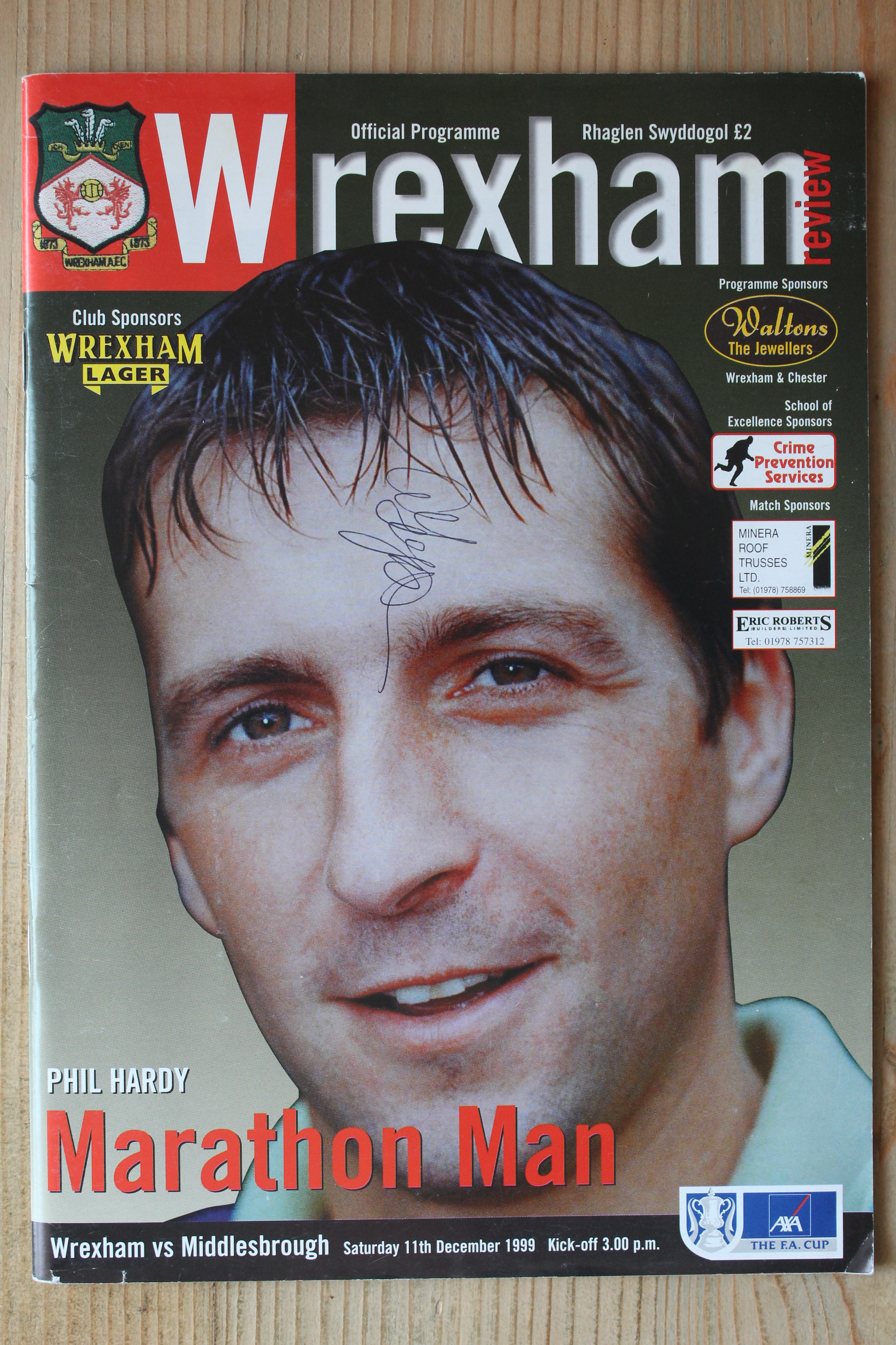 Wrexham FC v Middlesbrough FC