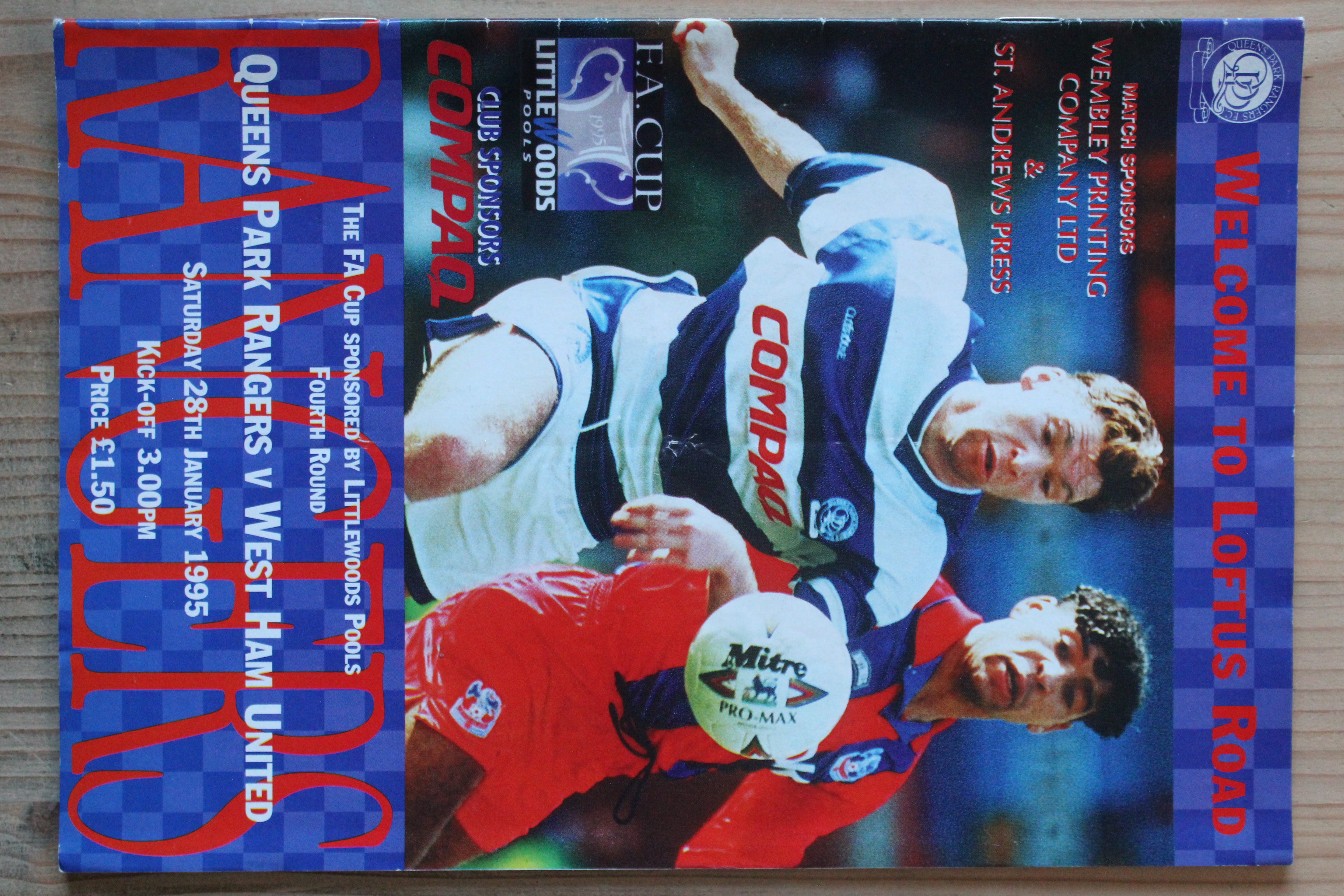 Queens Park Rangers FC v West Ham United FC