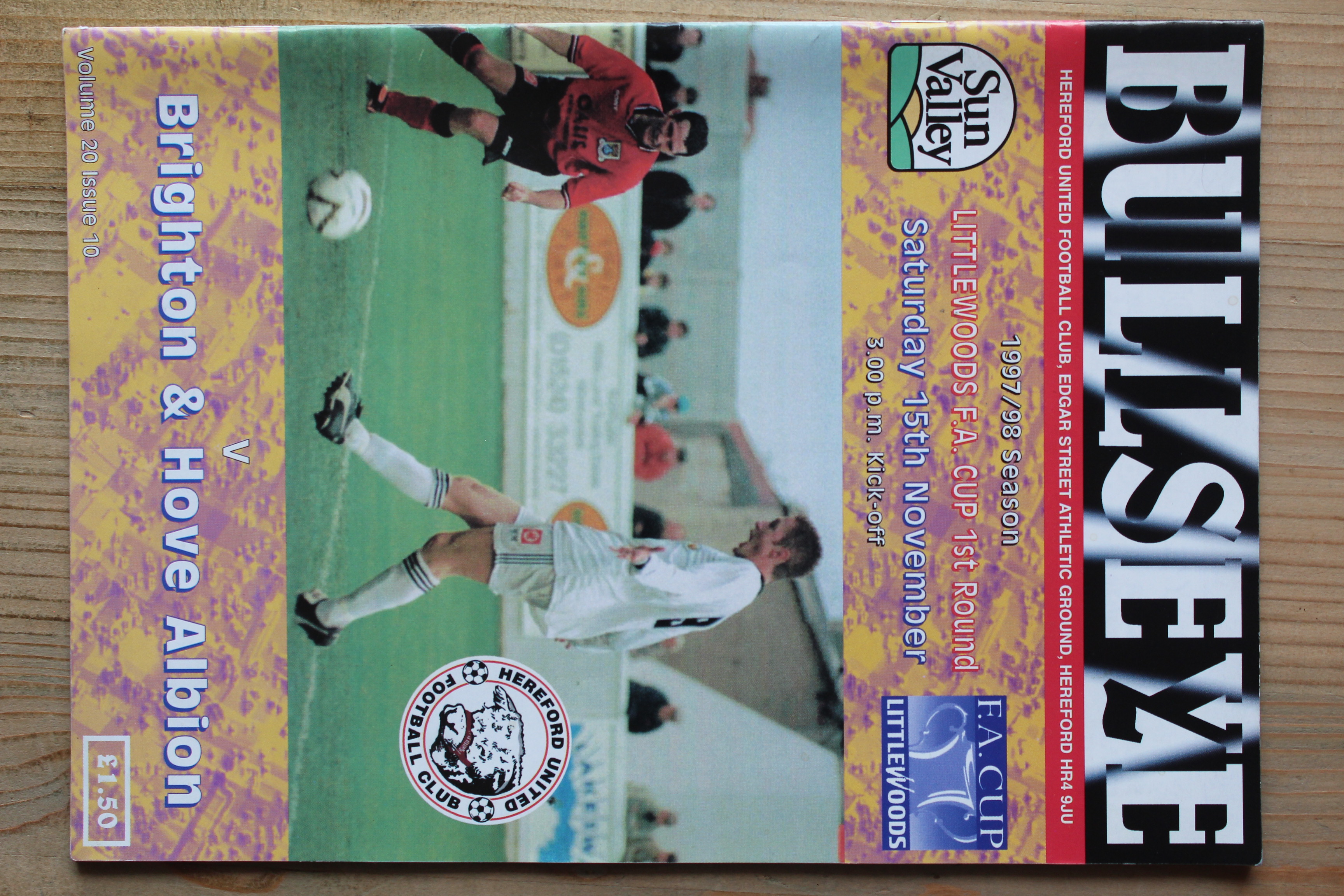 Hereford United v Brighton & Hove Albion FC