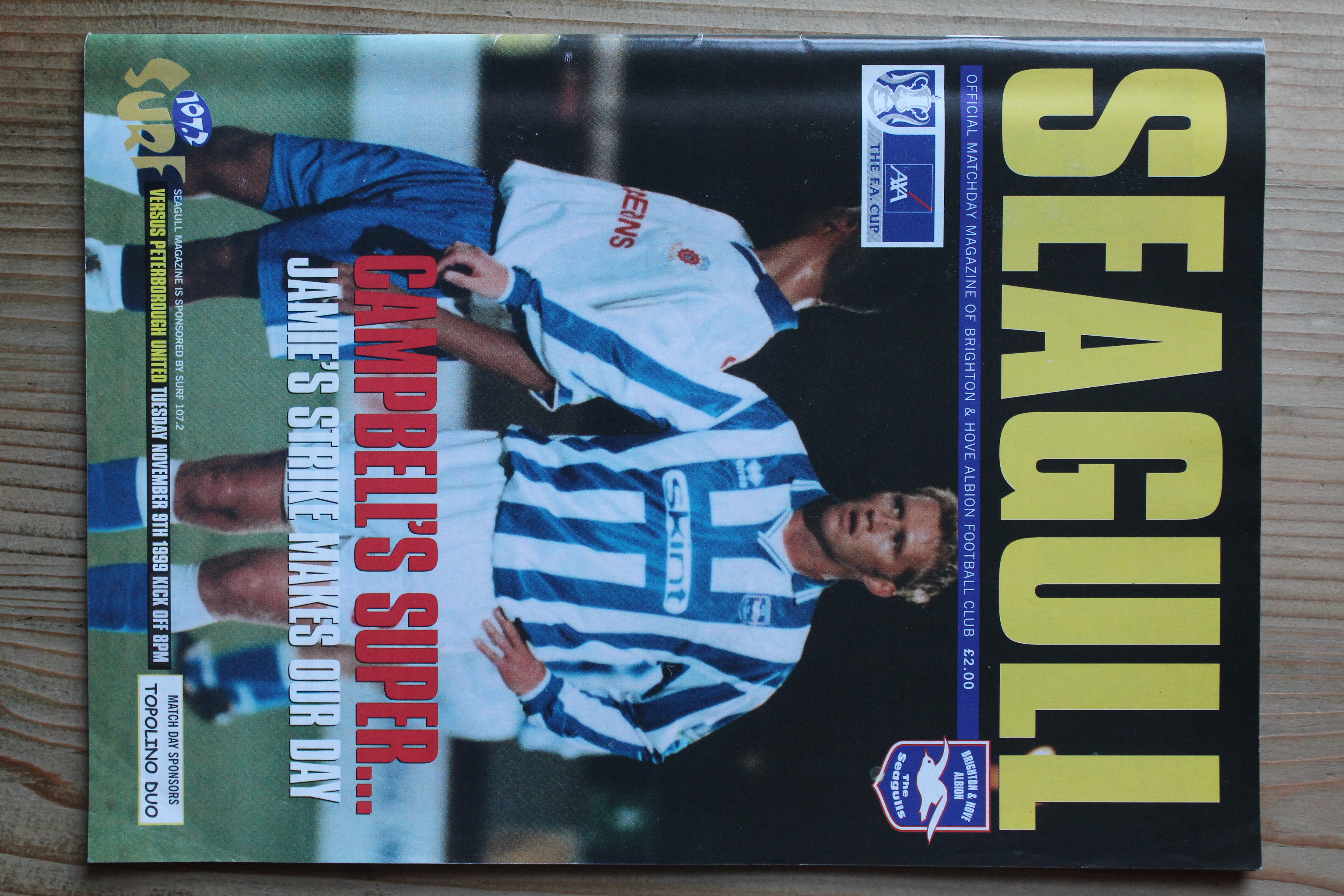 Brighton & Hove Albion FC v Peterborough United FC