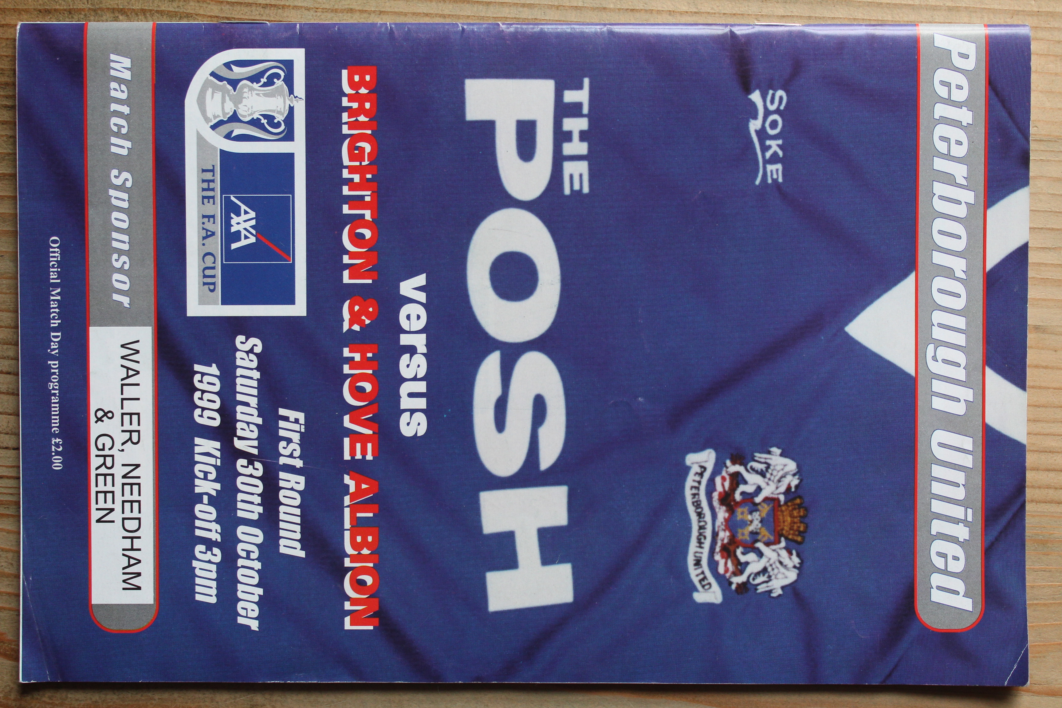 Peterborough United FC v Brighton & Hove Albion FC