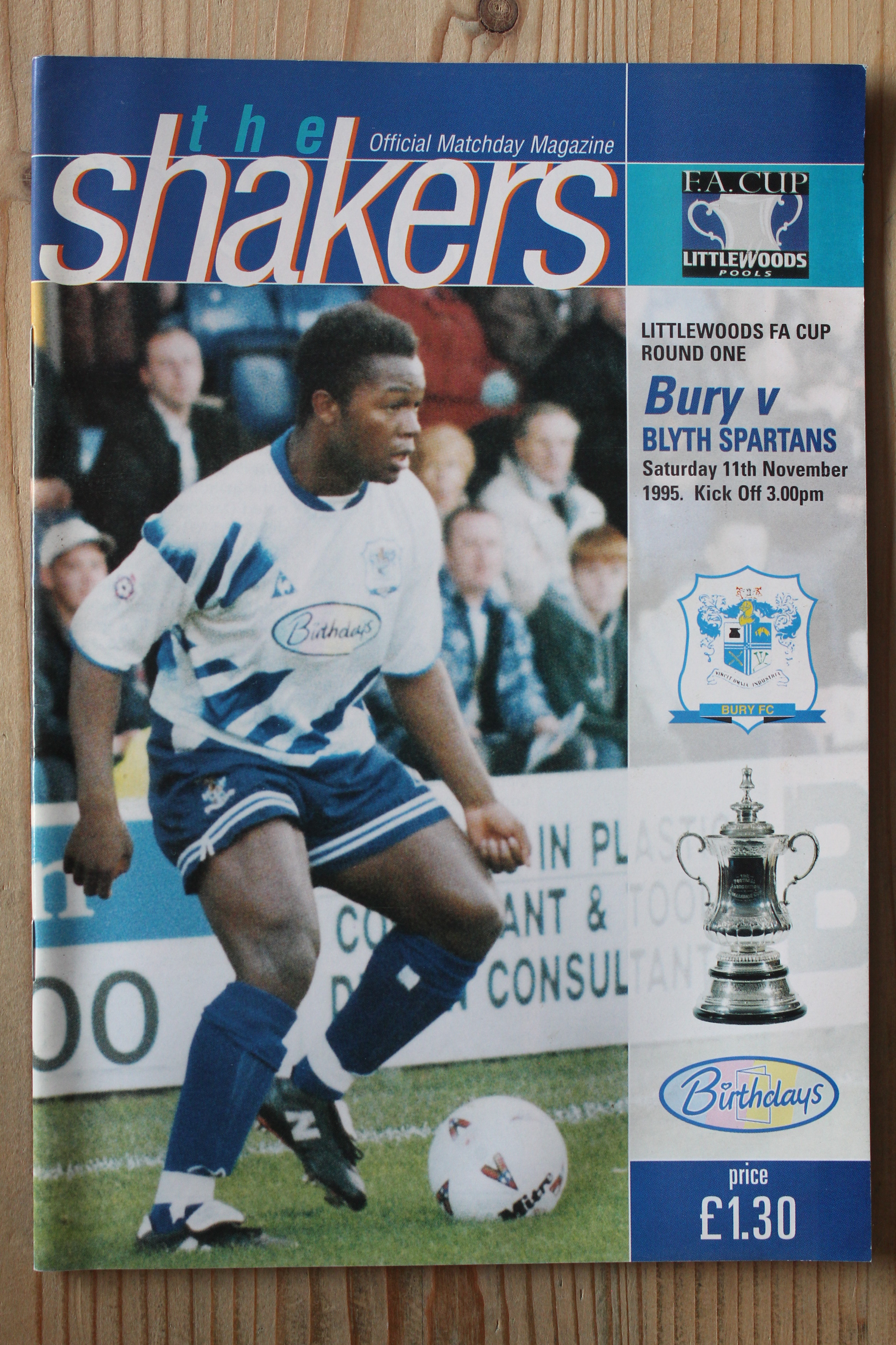 Bury FC v Blyth Spartans