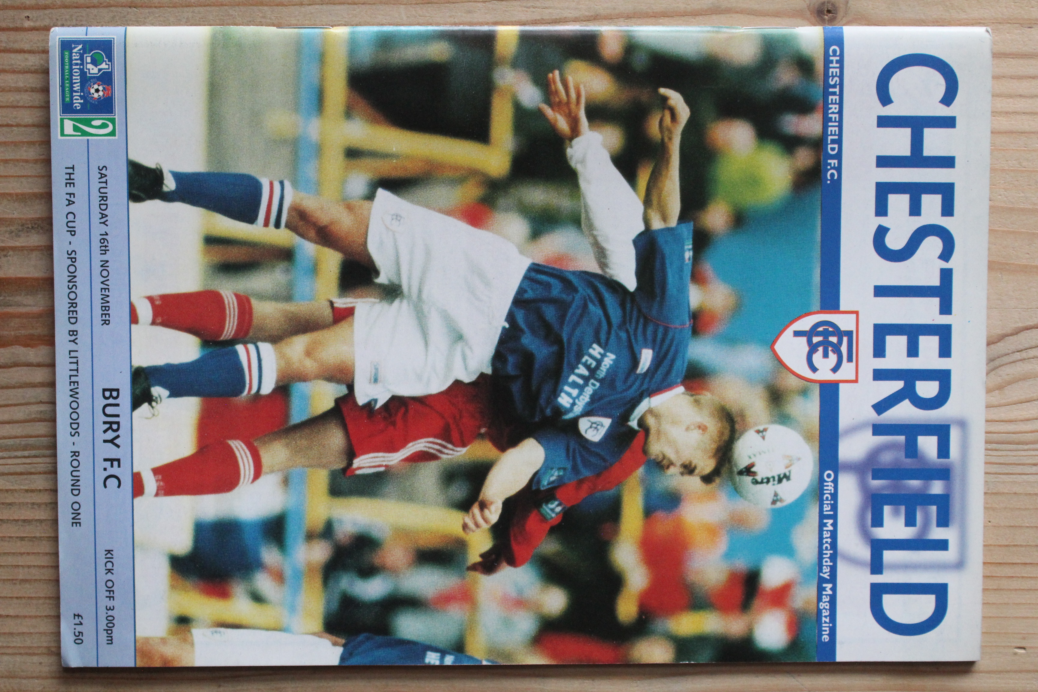 Chesterfield FC v Bury FC