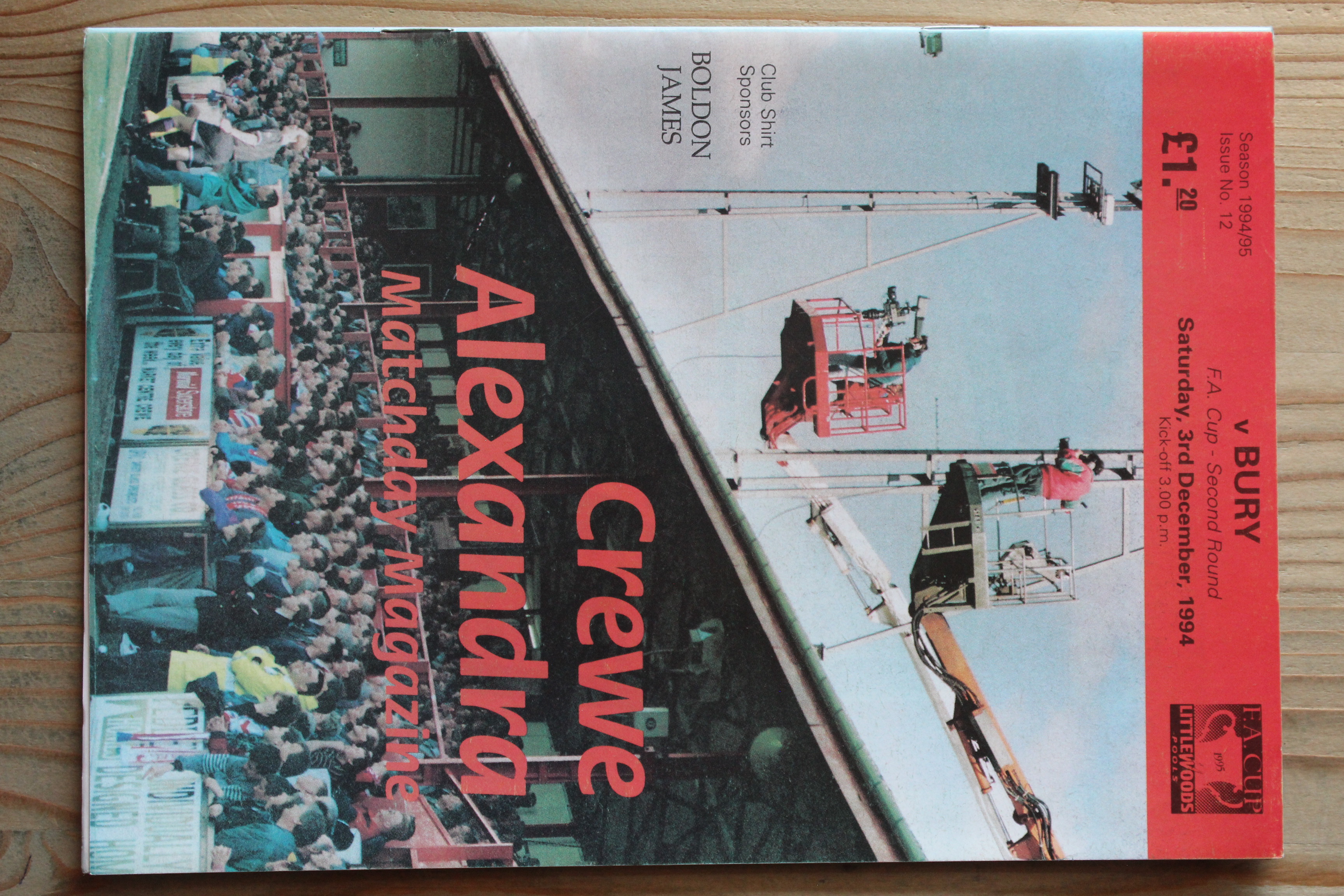 Crewe Alexandra FC v Bury FC