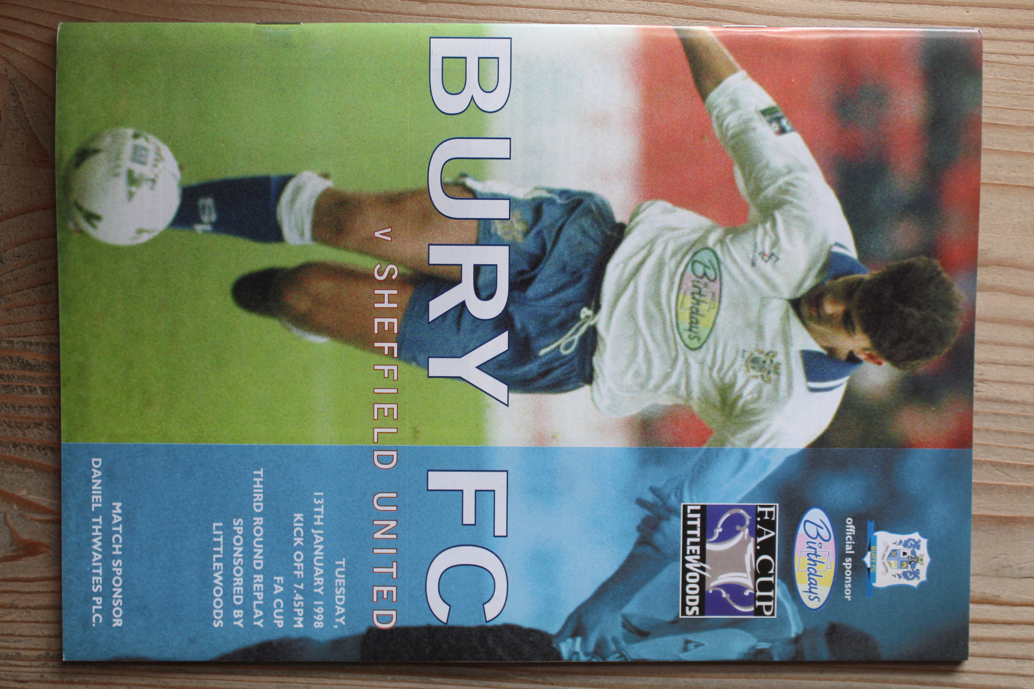 Bury FC v Sheffield United FC