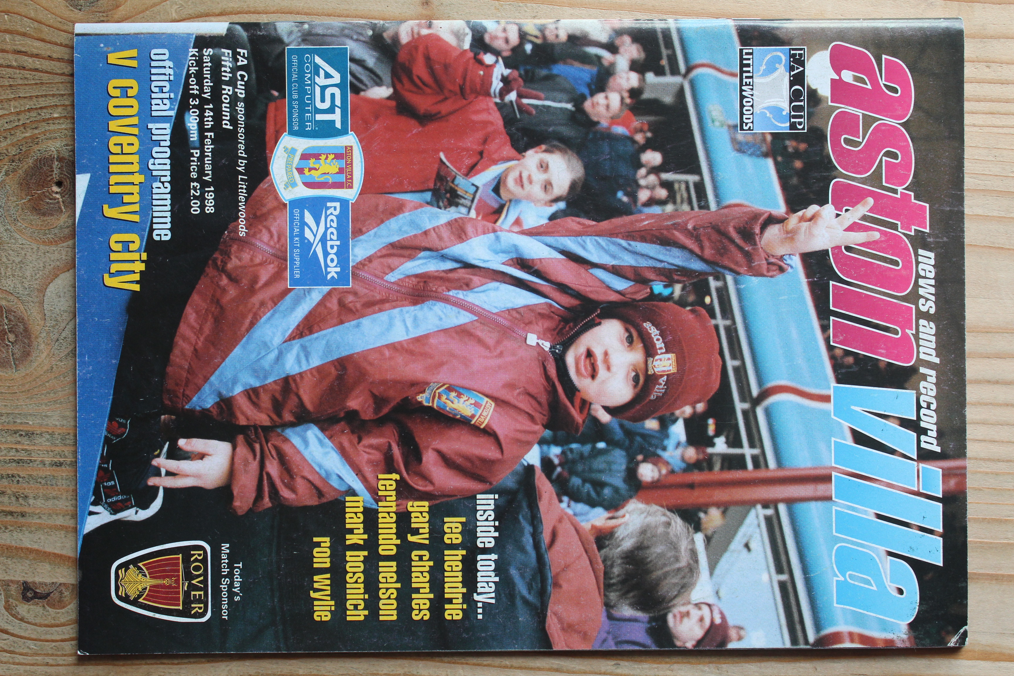 Aston Villa FC v Coventry City FC