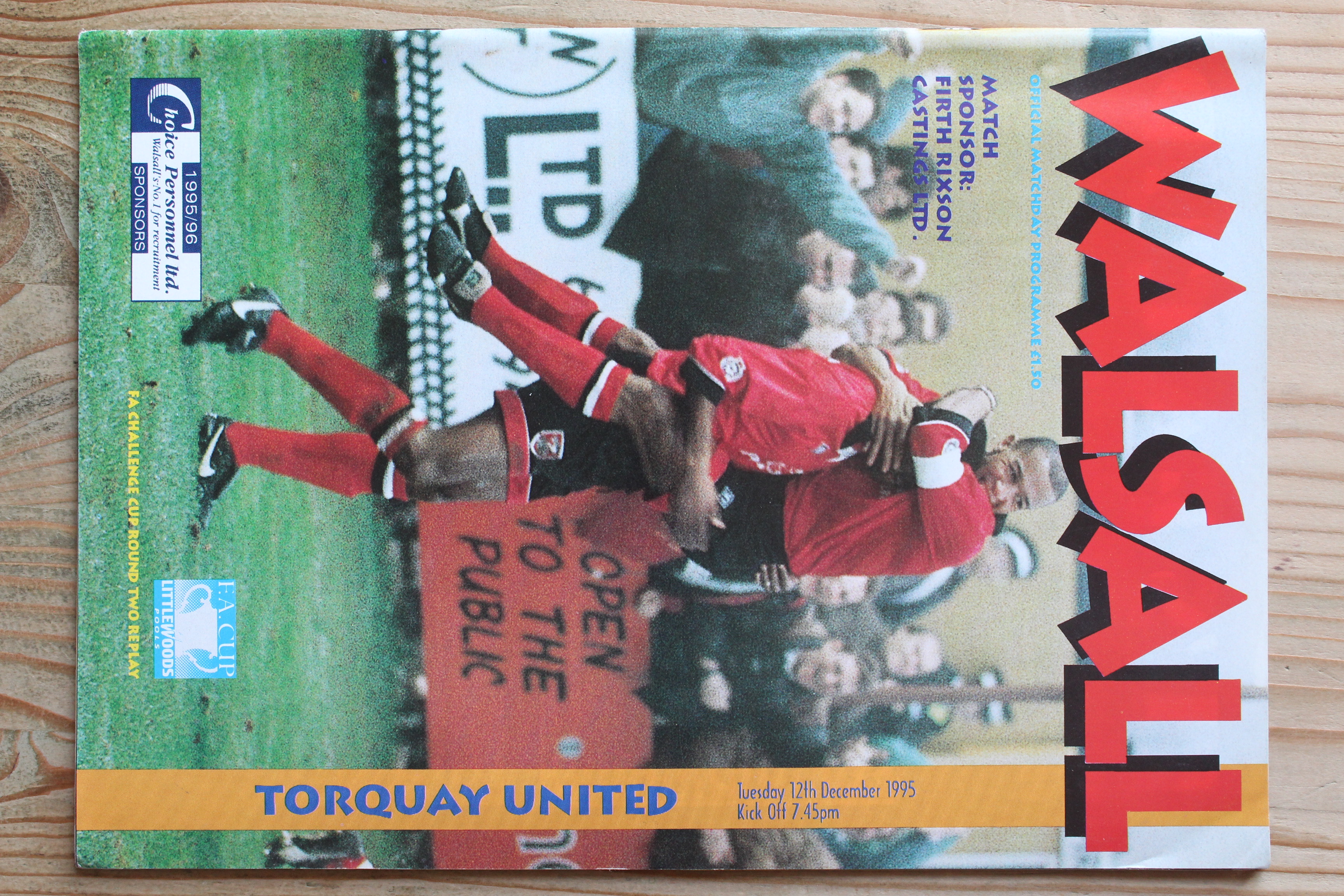 Walsall FC v Torquay United FC