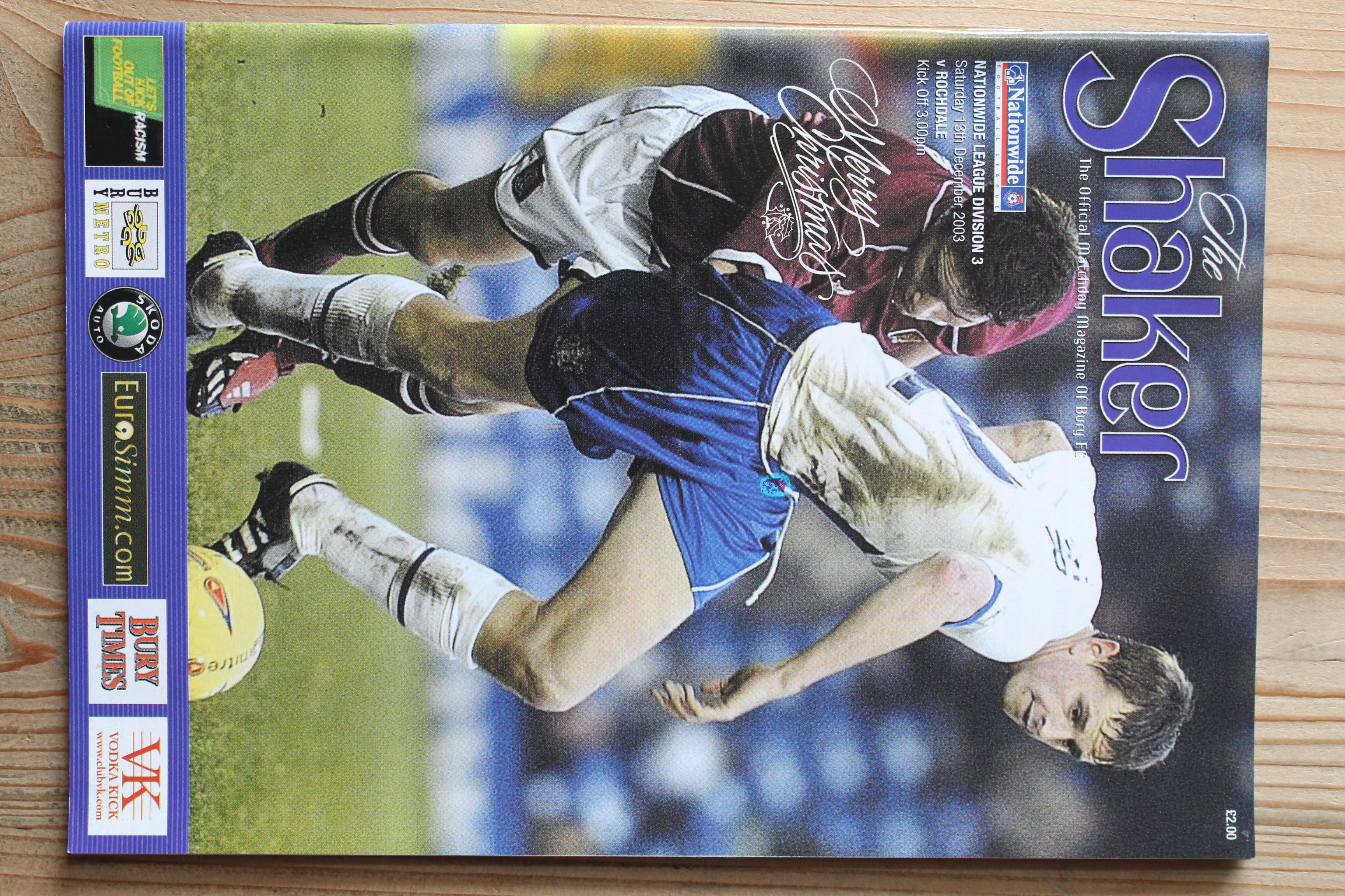 Bury FC v Rochdale FC