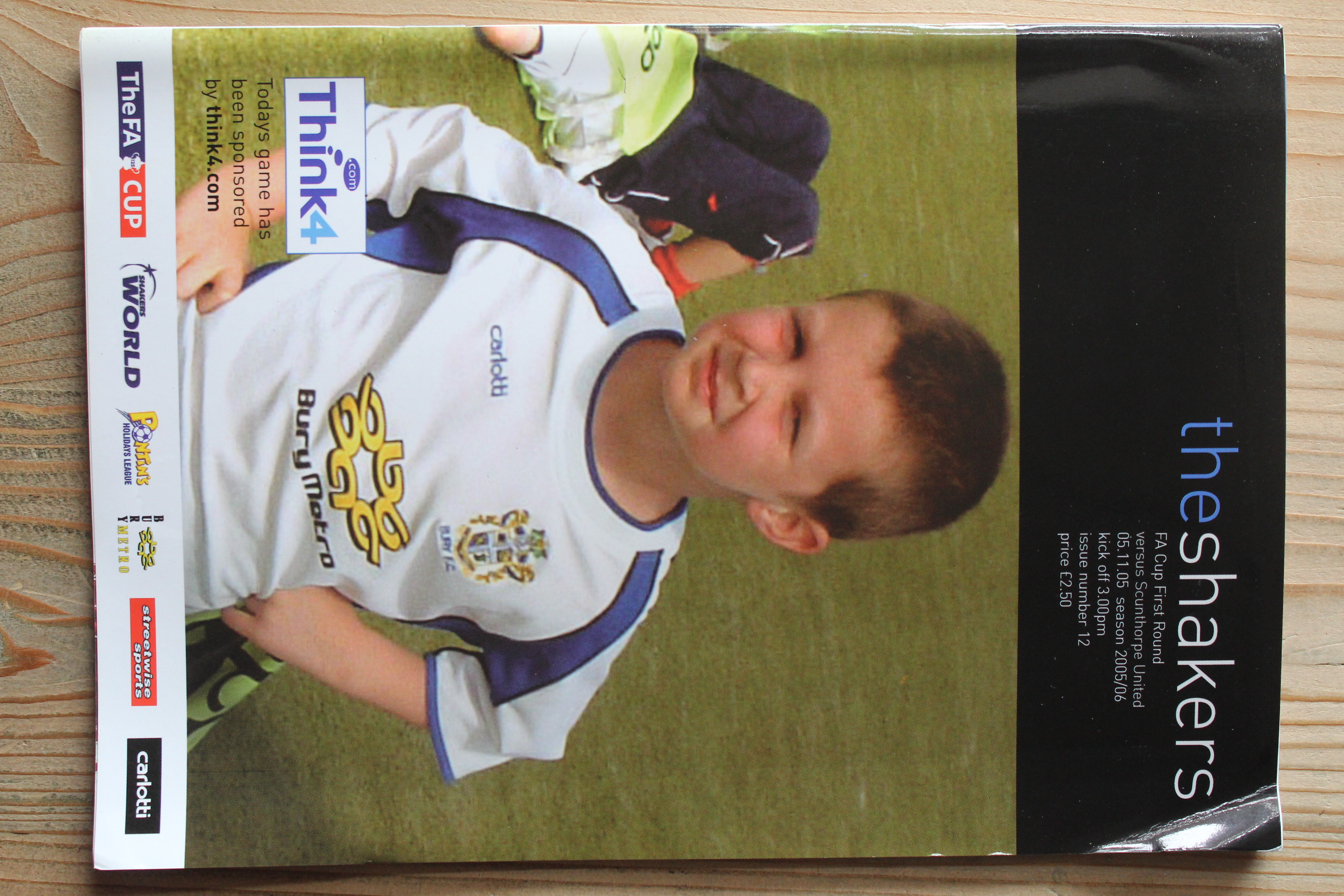 Bury FC v Scunthorpe United FC