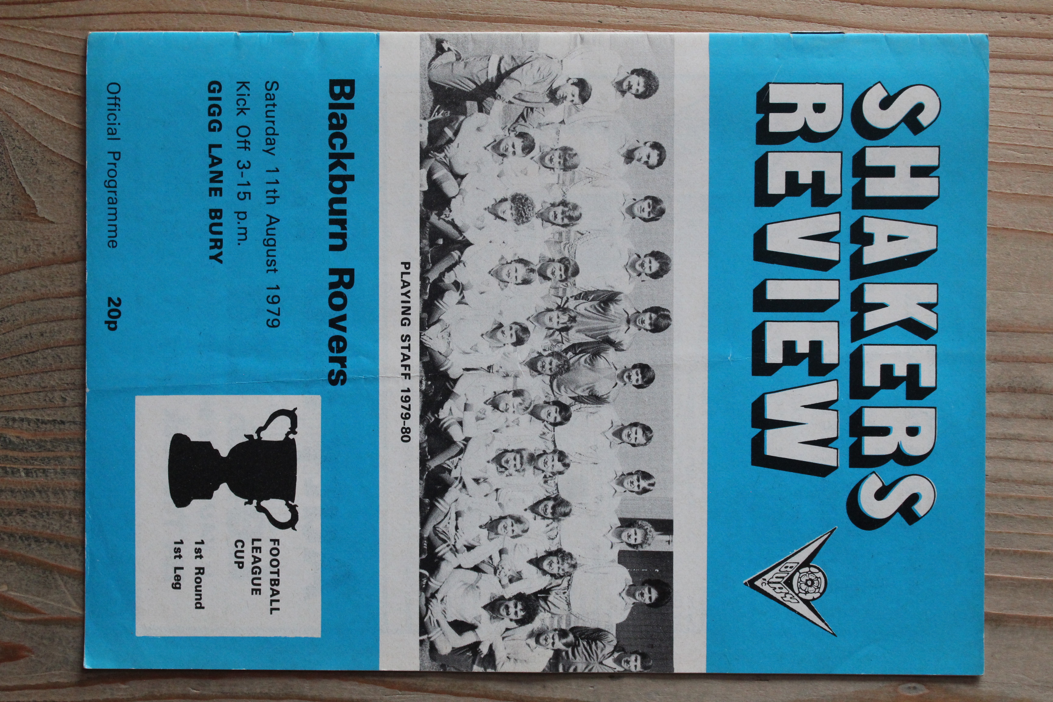 Bury FC v Blackburn Rovers FC