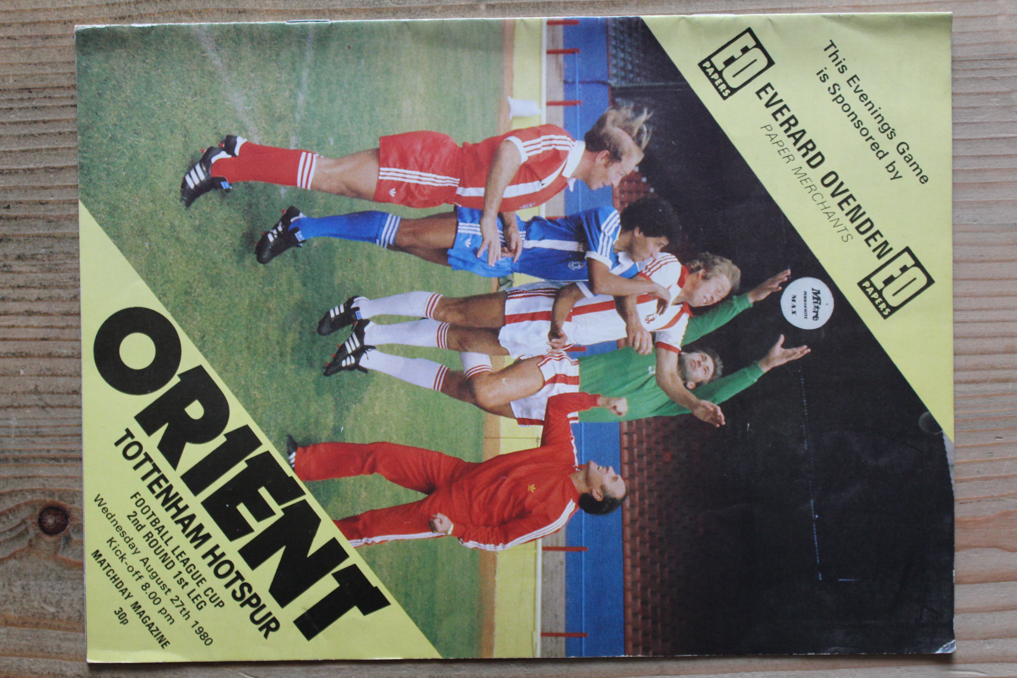 Orient v Tottenham Hotspur FC