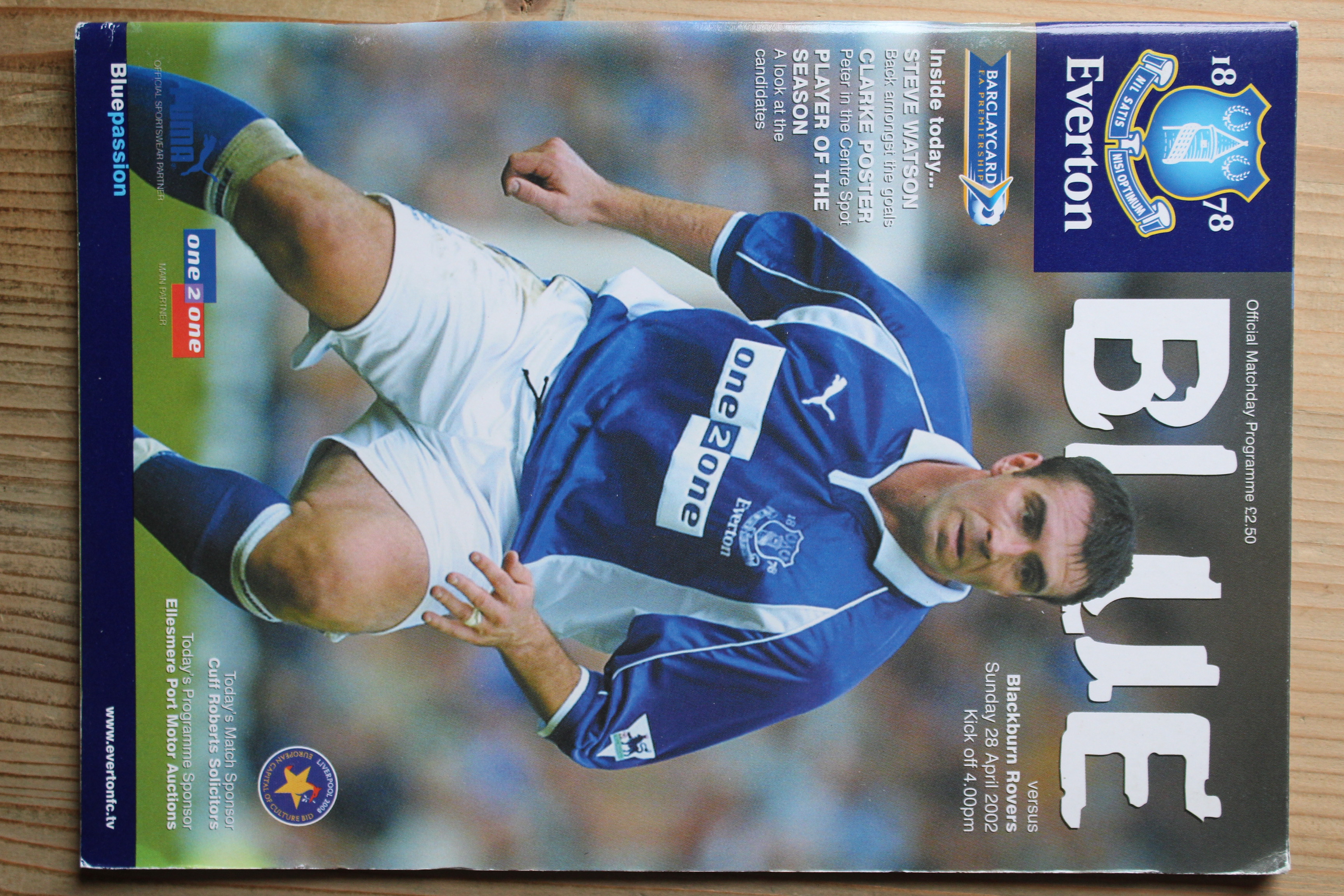 Everton FC v Blackburn Rovers FC
