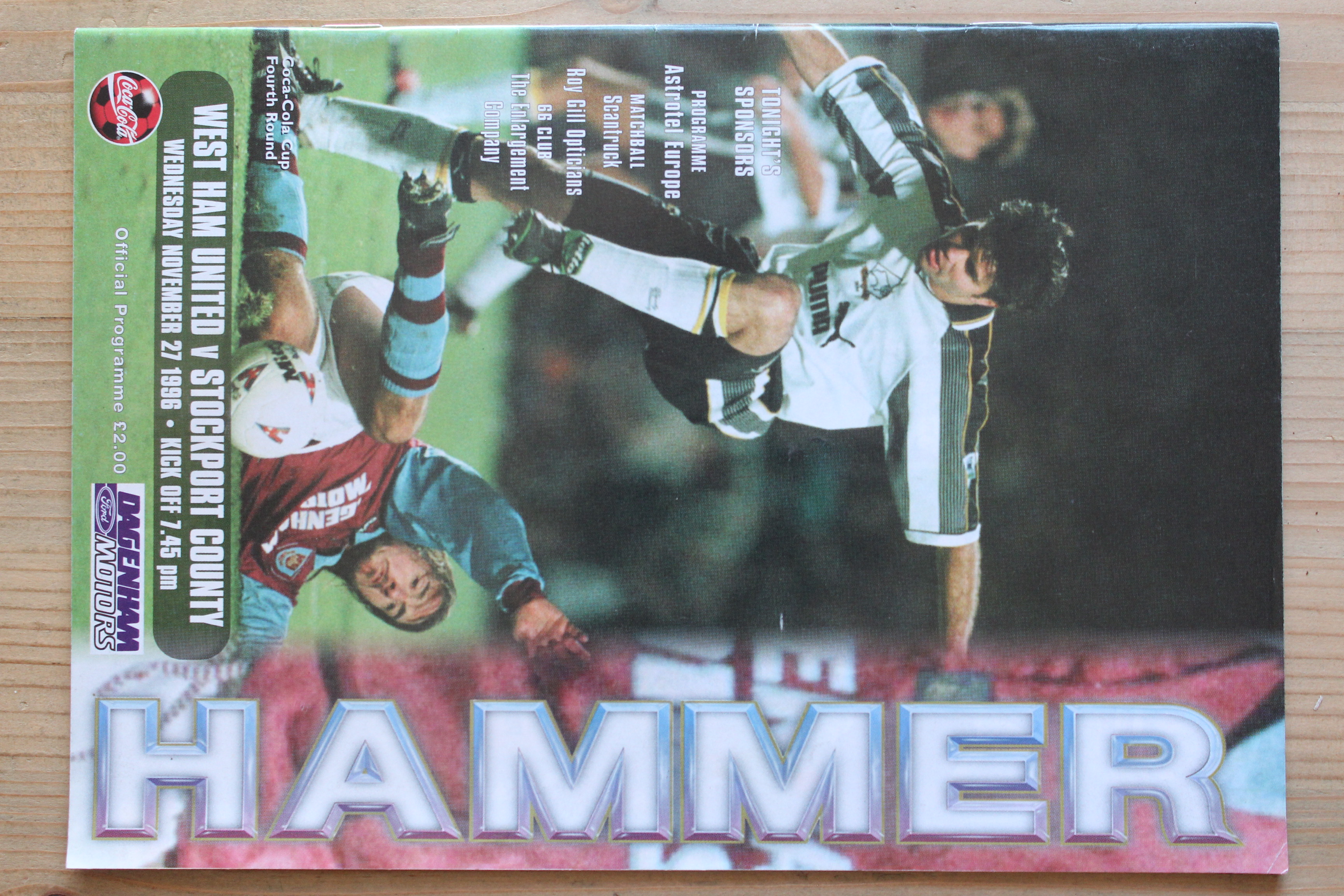 West Ham United FC v Stockport County FC