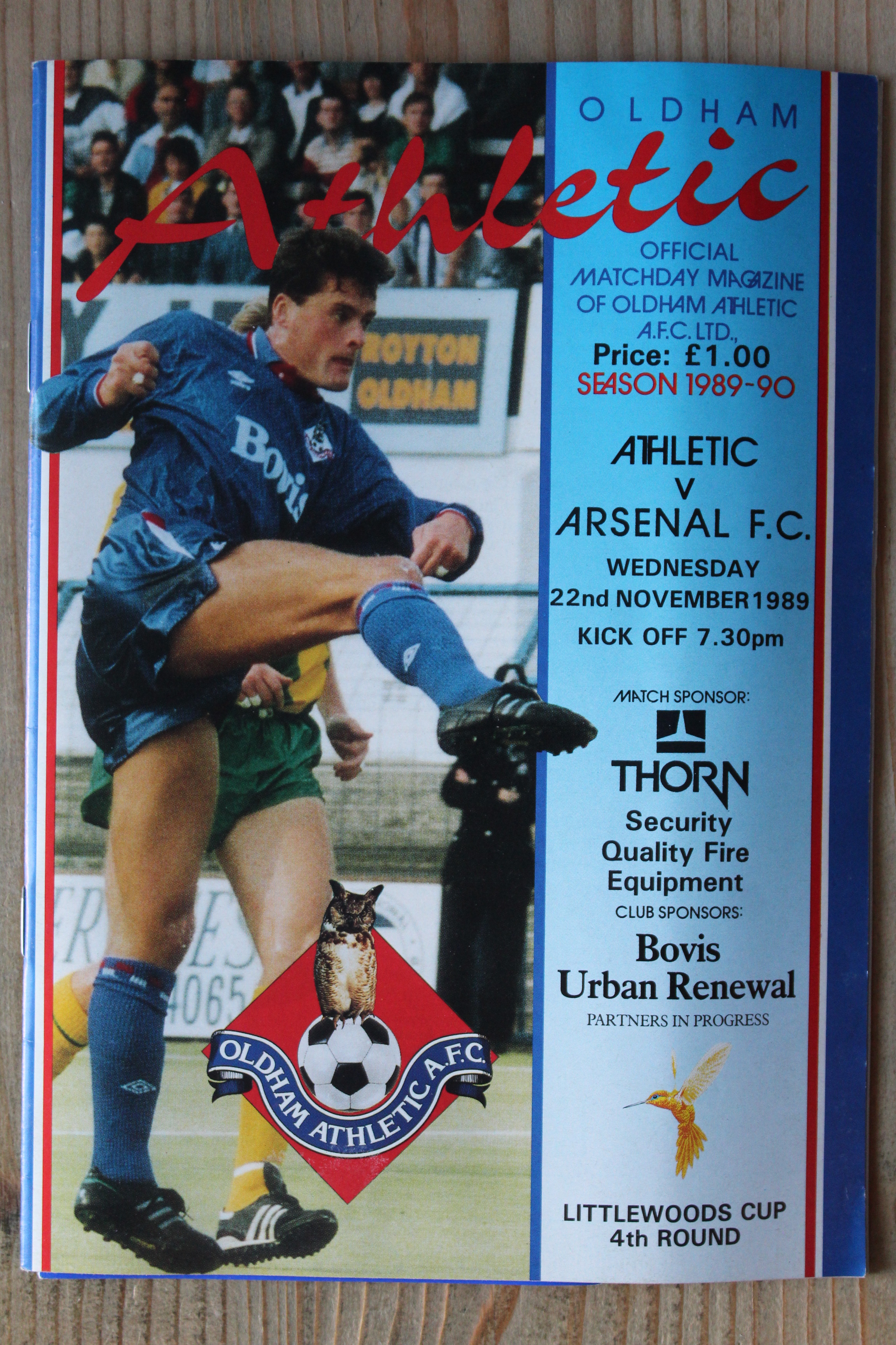 Oldham Athletic FC v Arsenal FC