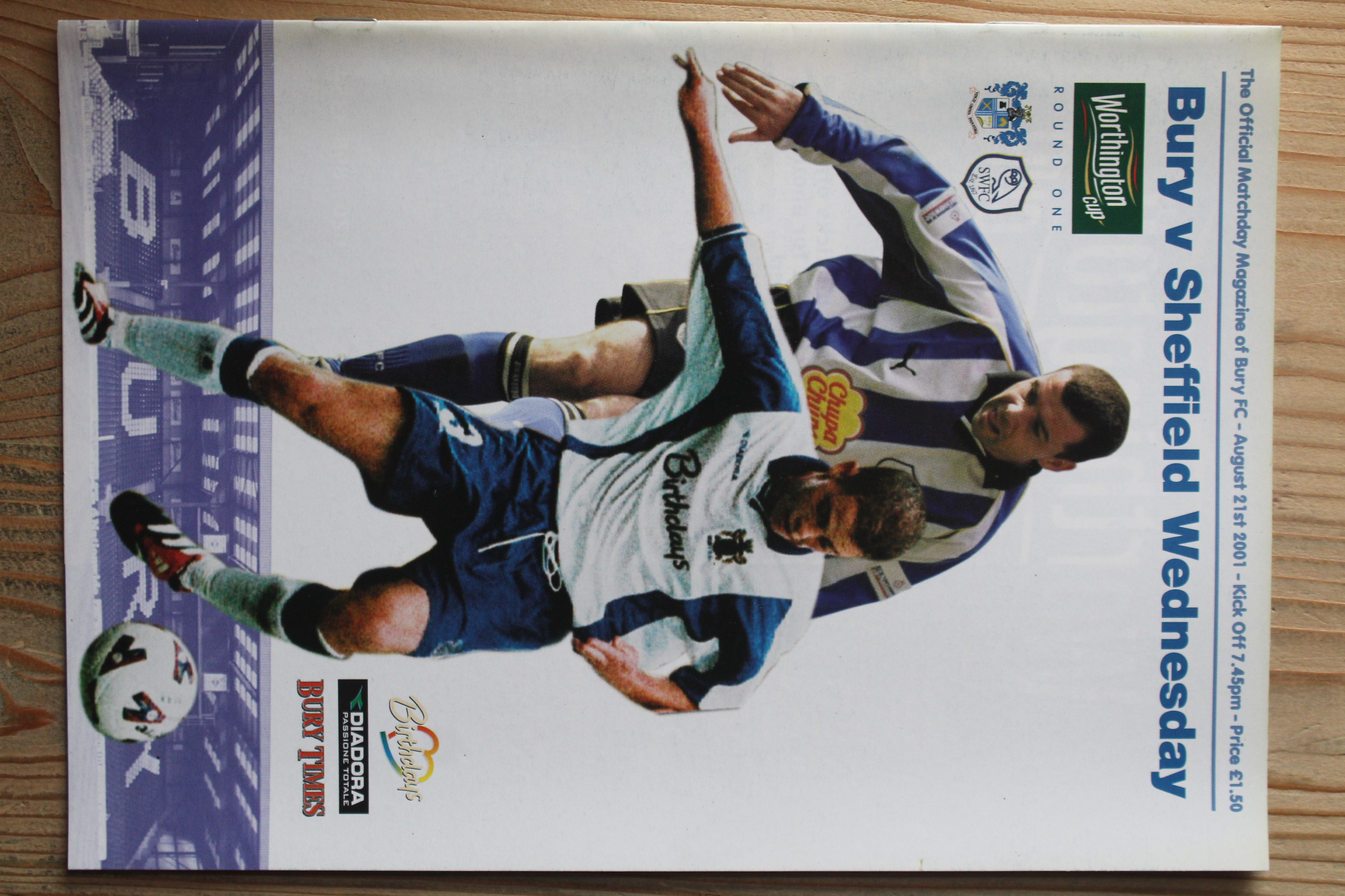 Bury FC v Sheffield Wednesday FC 