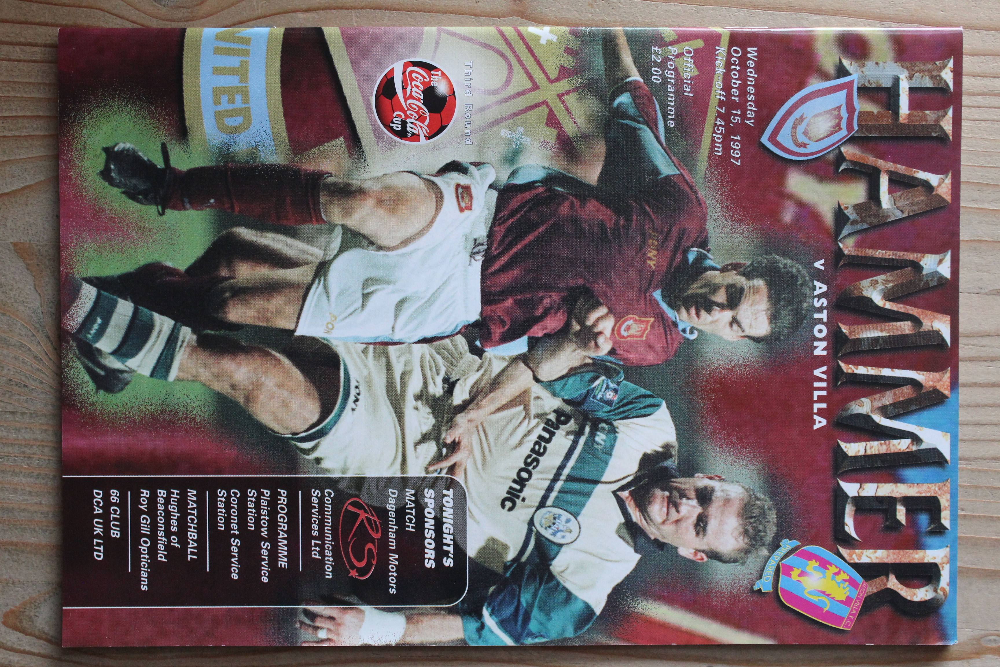 West Ham United FC v Aston Villa FC