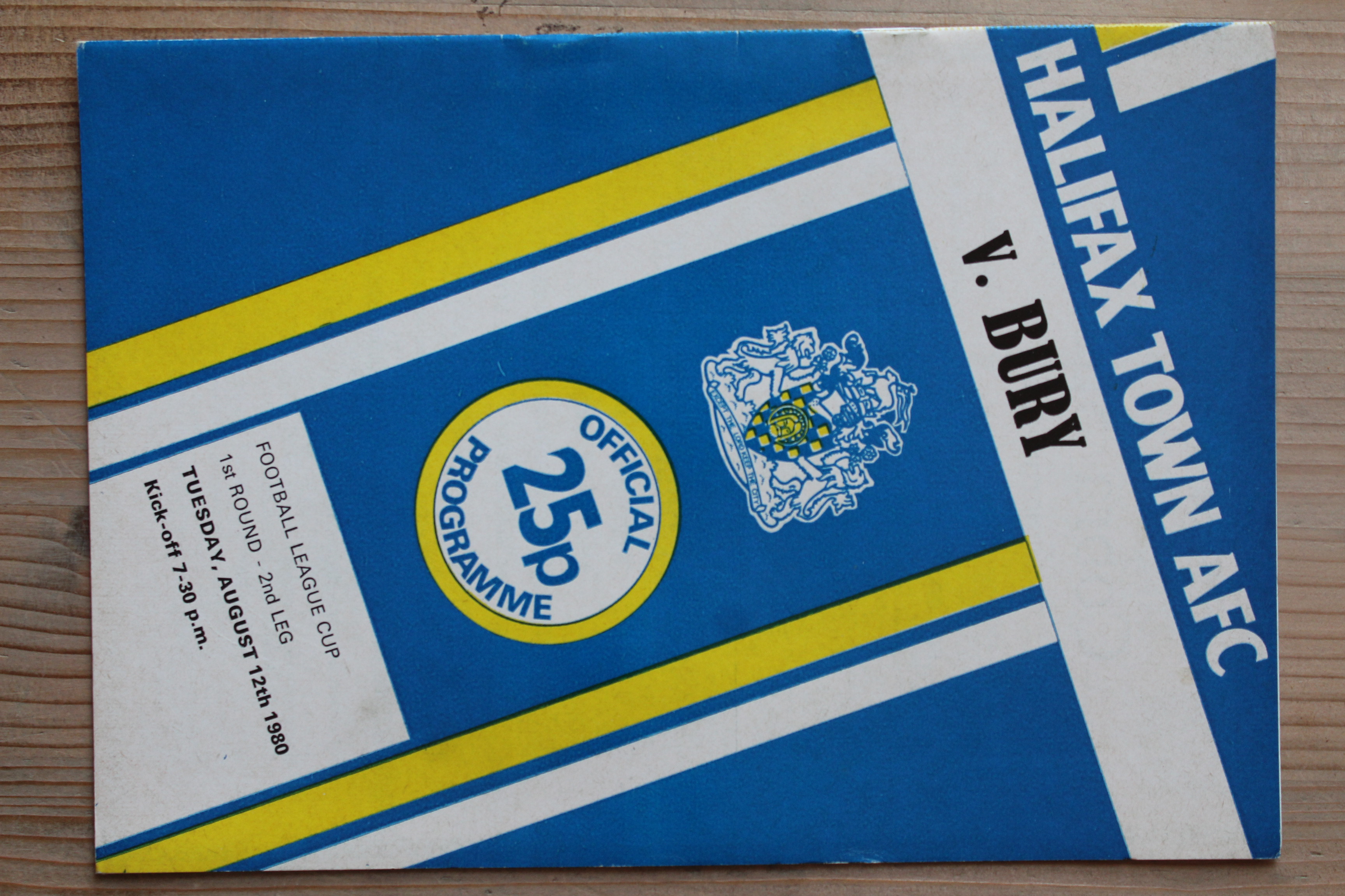 Halifax Town A.F.C v Bury FC