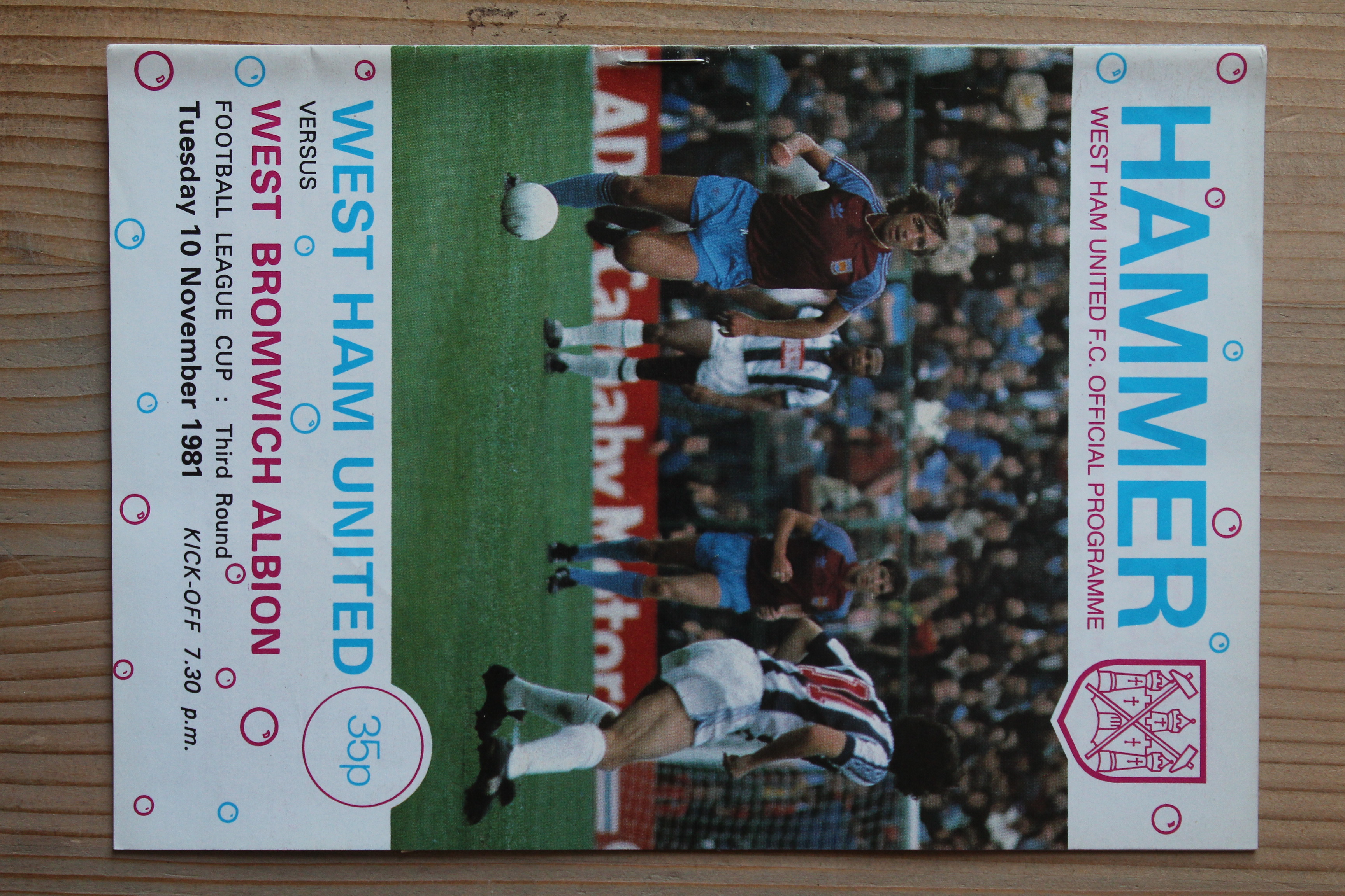 West Ham United FC v West Bromwich Albion FC 