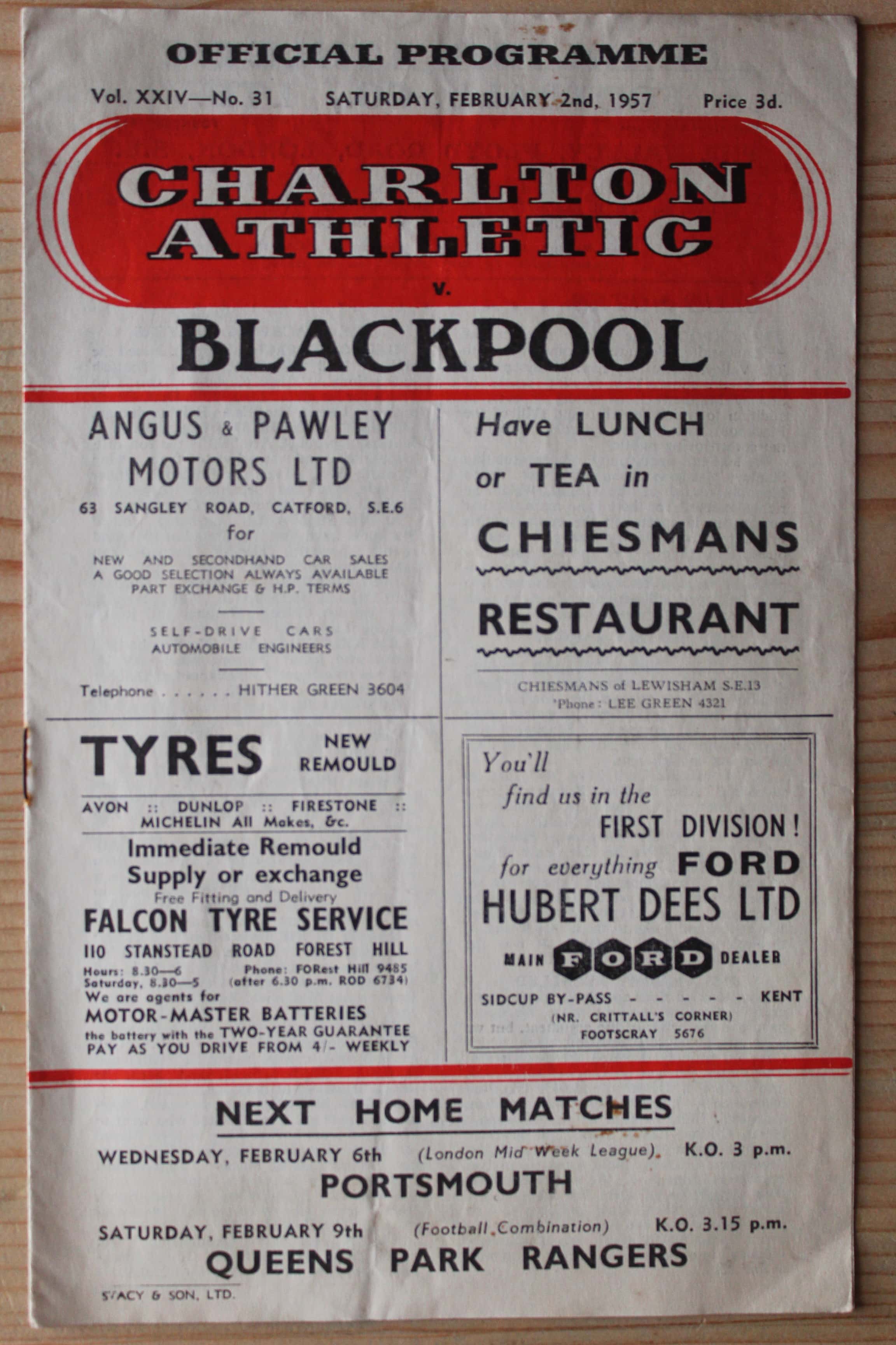 Charlton Athletic FC v Blackpool FC