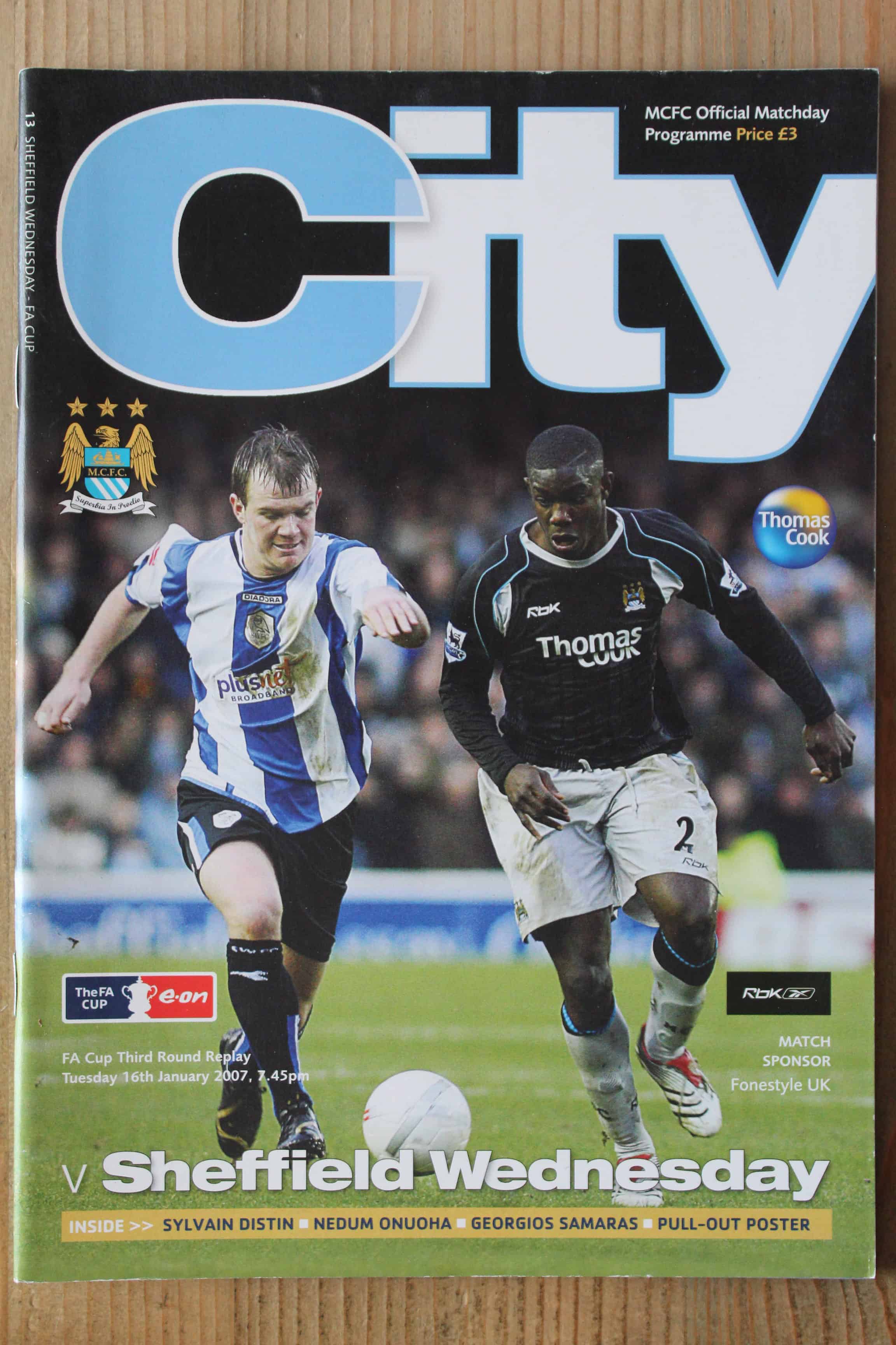 Manchester City FC v Sheffield Wednesday FC 