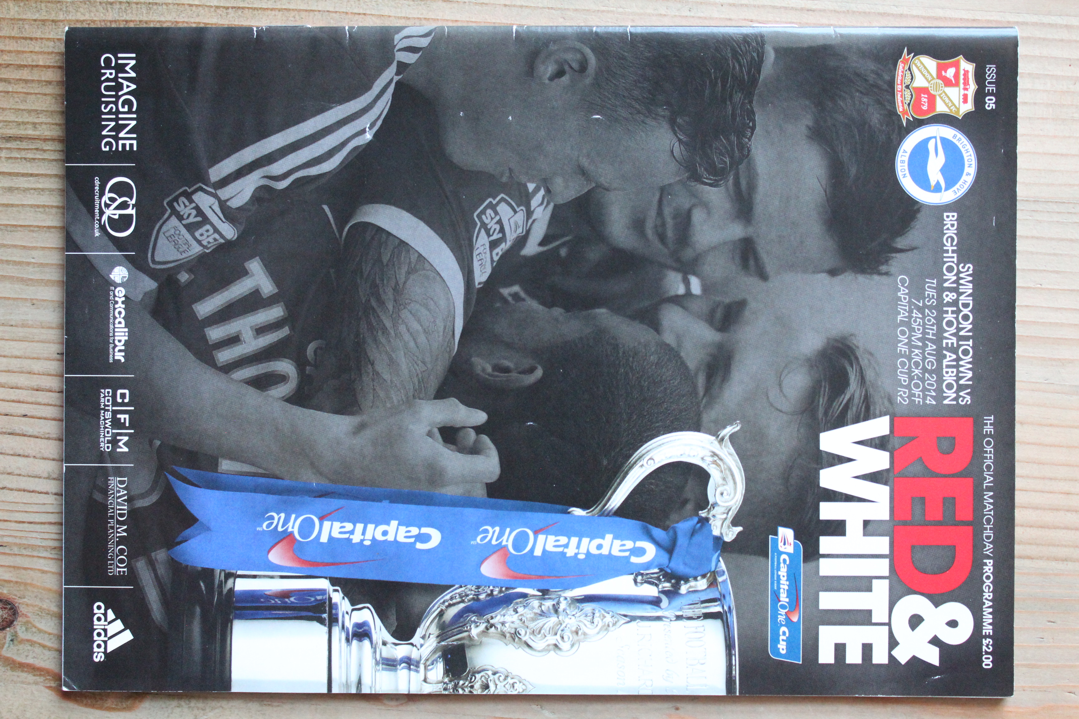 Swindon Town FC v Brighton & Hove Albion FC