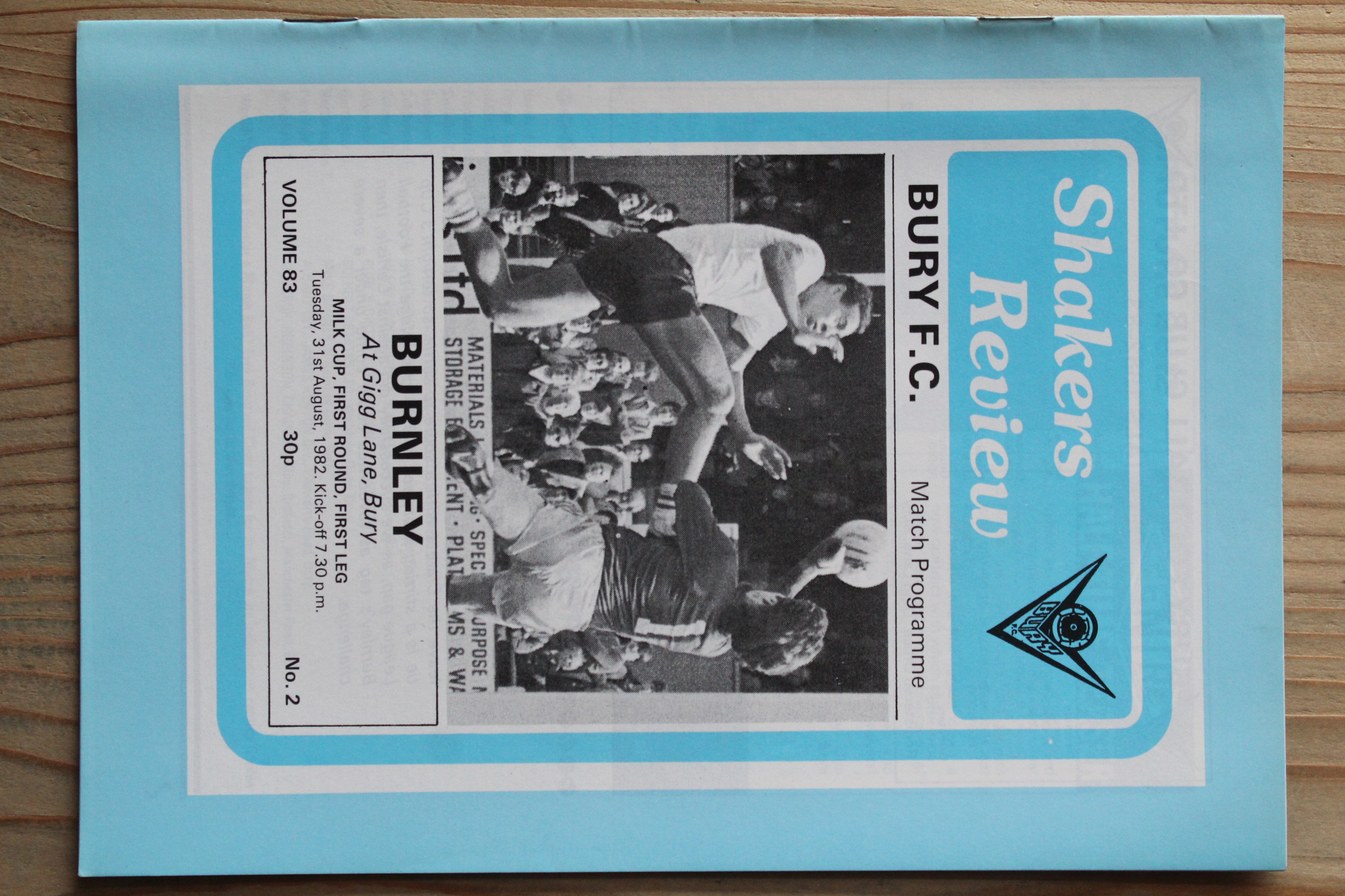 Bury FC v Burnley FC