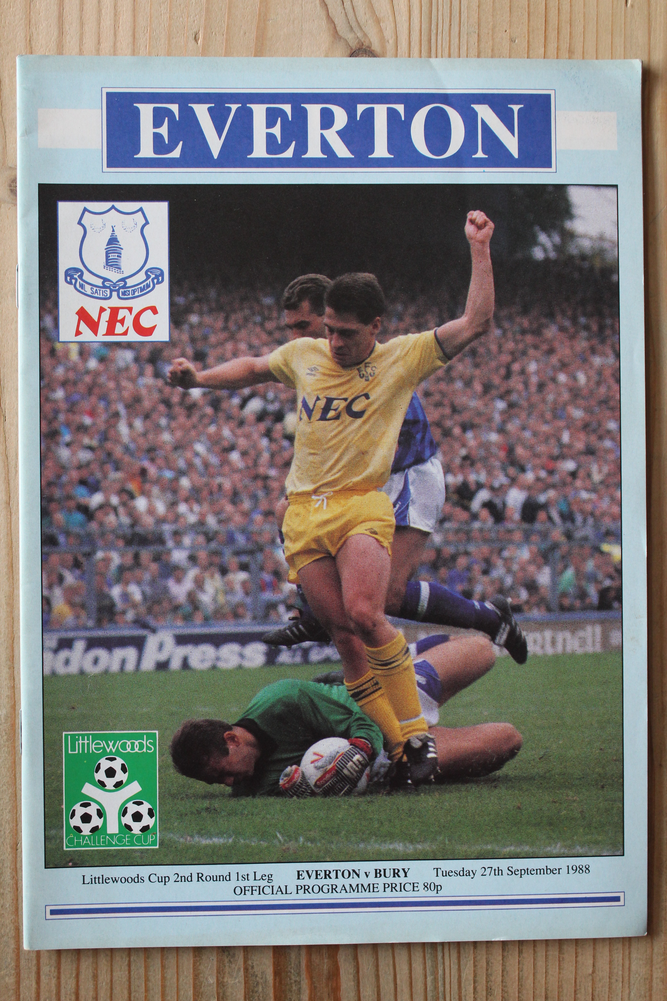 Everton FC v Bury FC