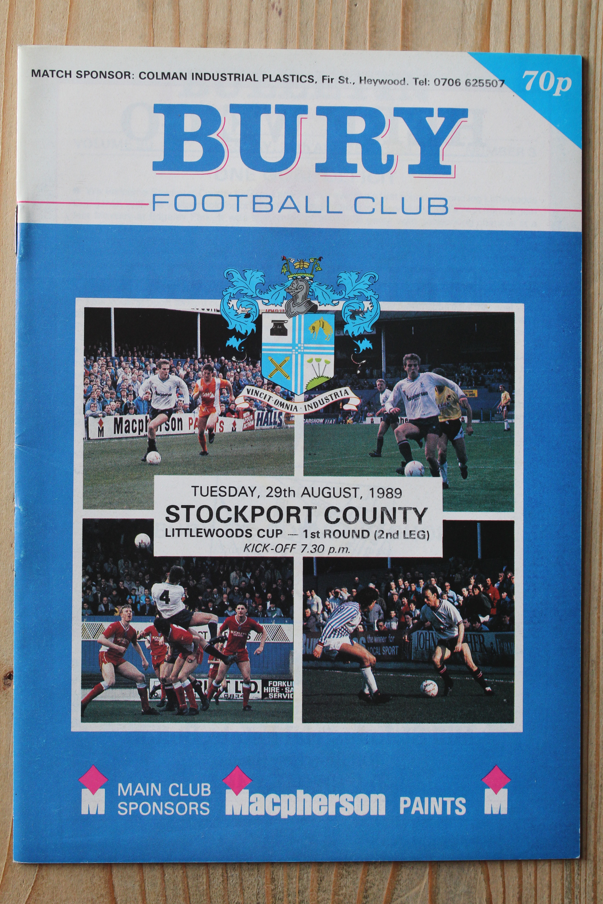 Bury FC v Stockport County FC