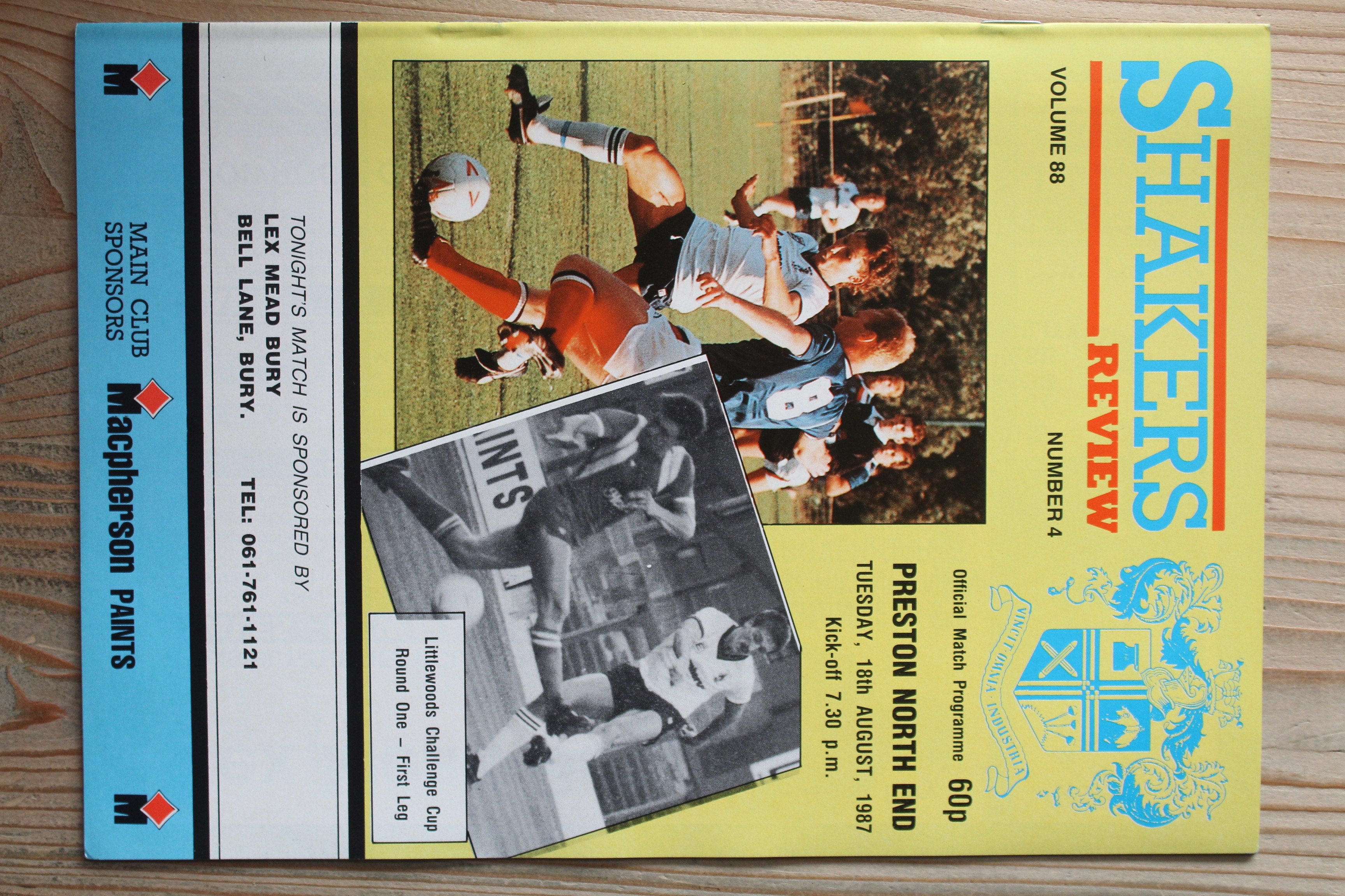 Bury FC v Preston North End FC