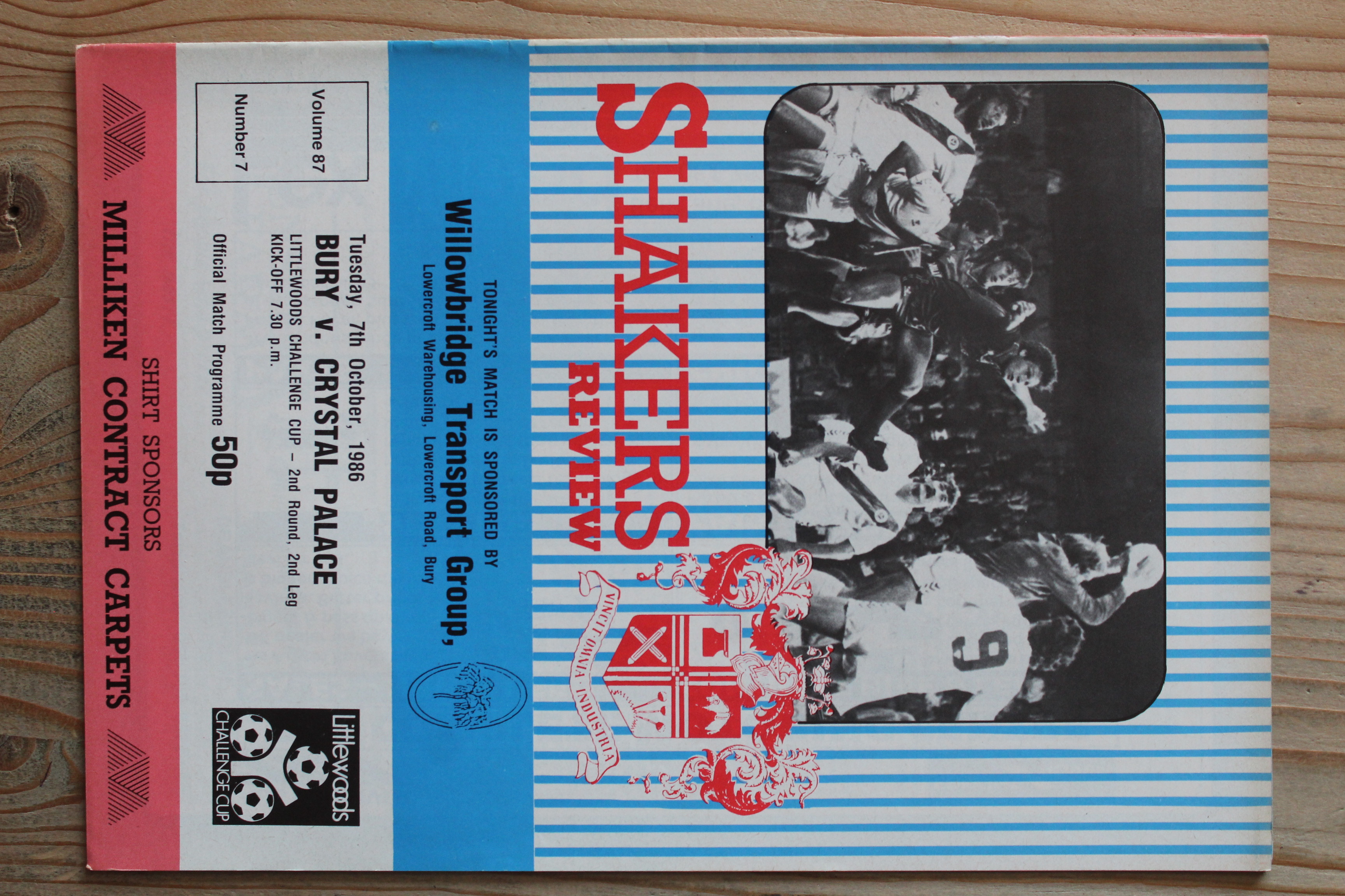 Bury FC v Crystal Palace FC