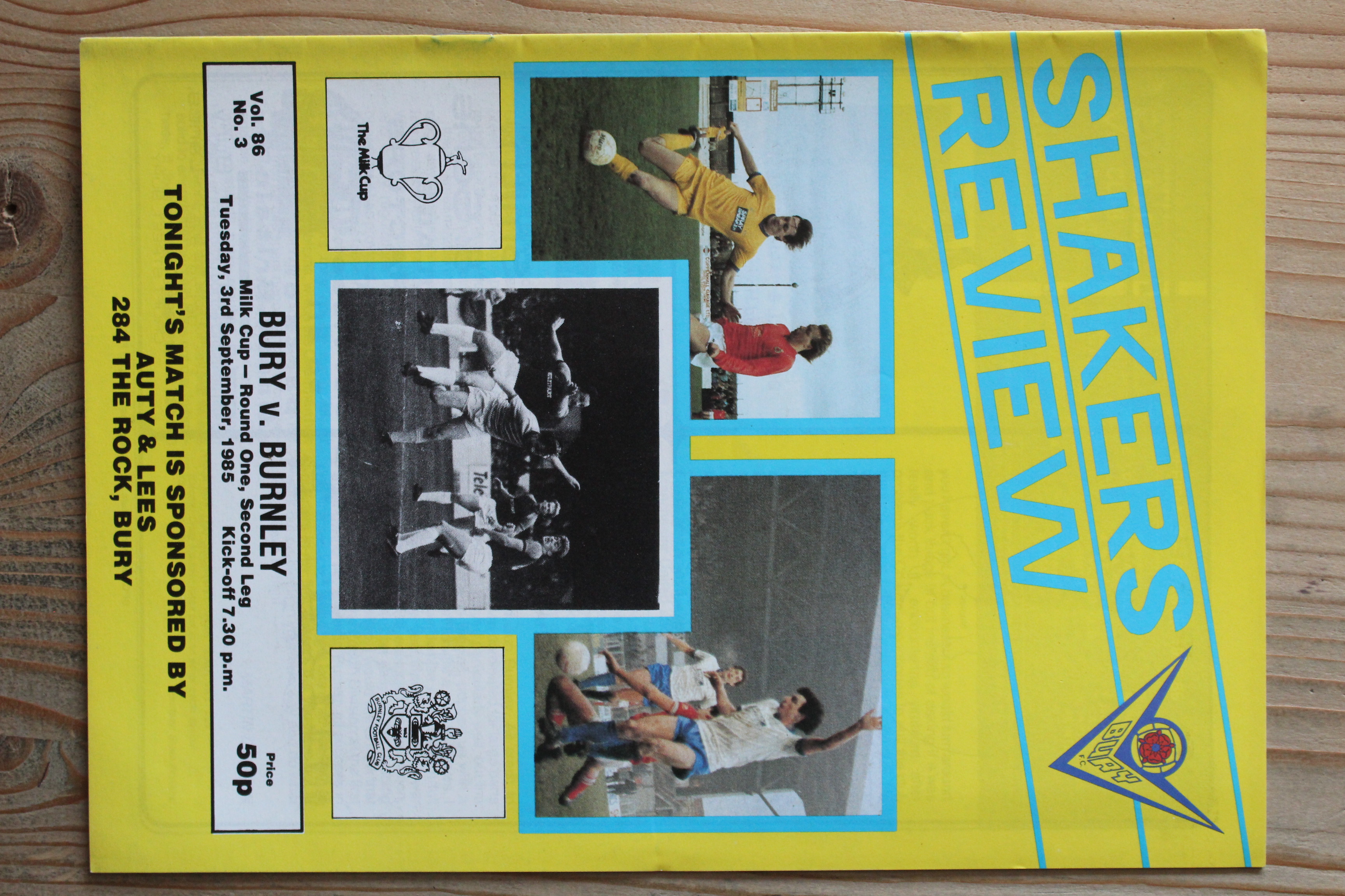 Bury FC v Burnley FC