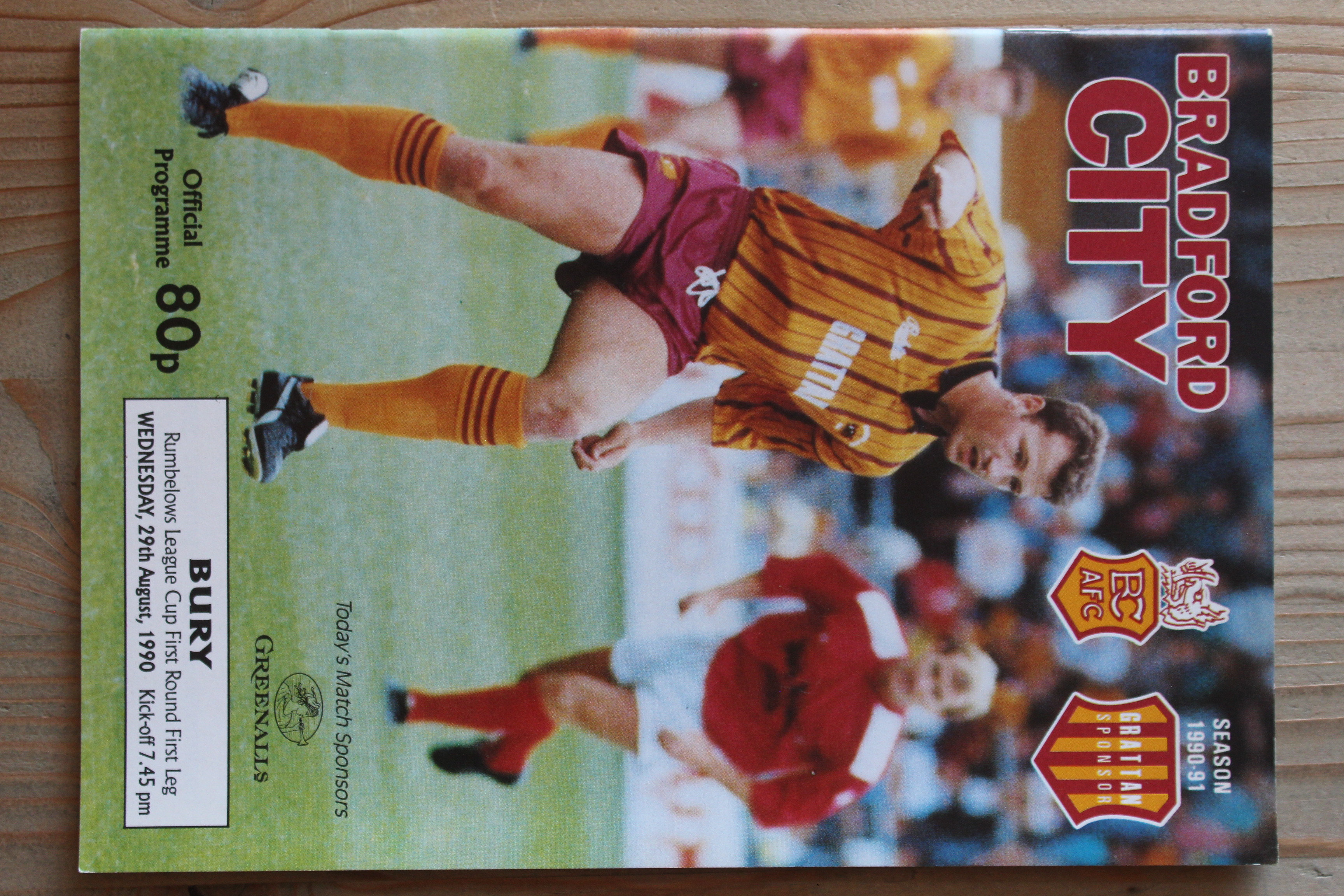 Bradford City FC v Bury FC