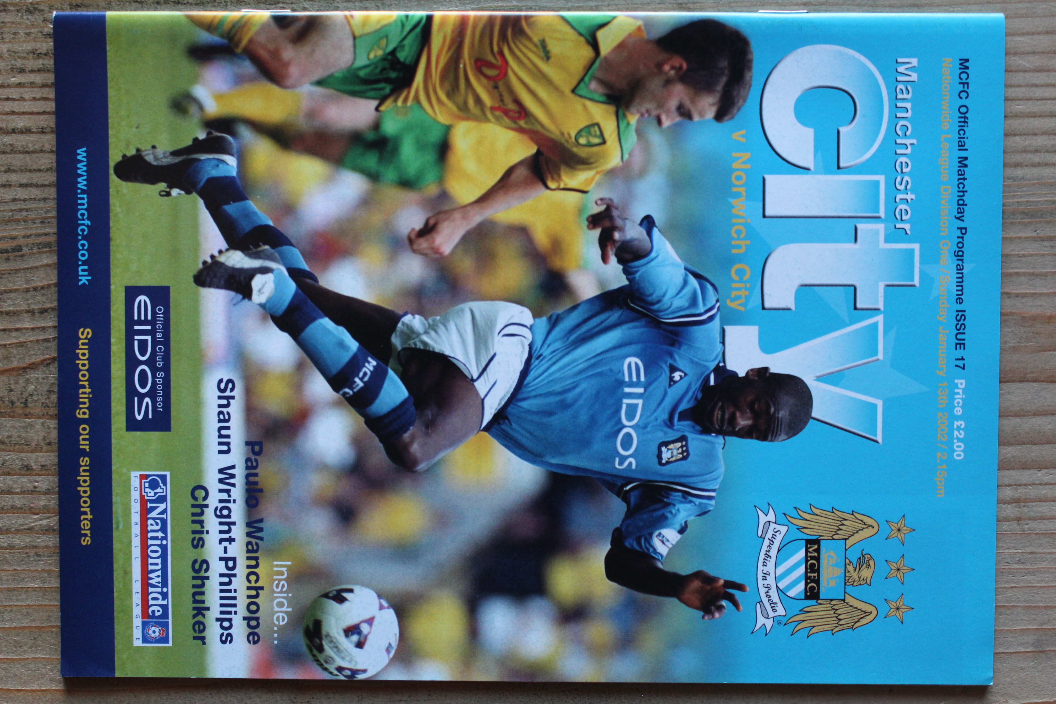 Manchester City FC v Norwich City FC