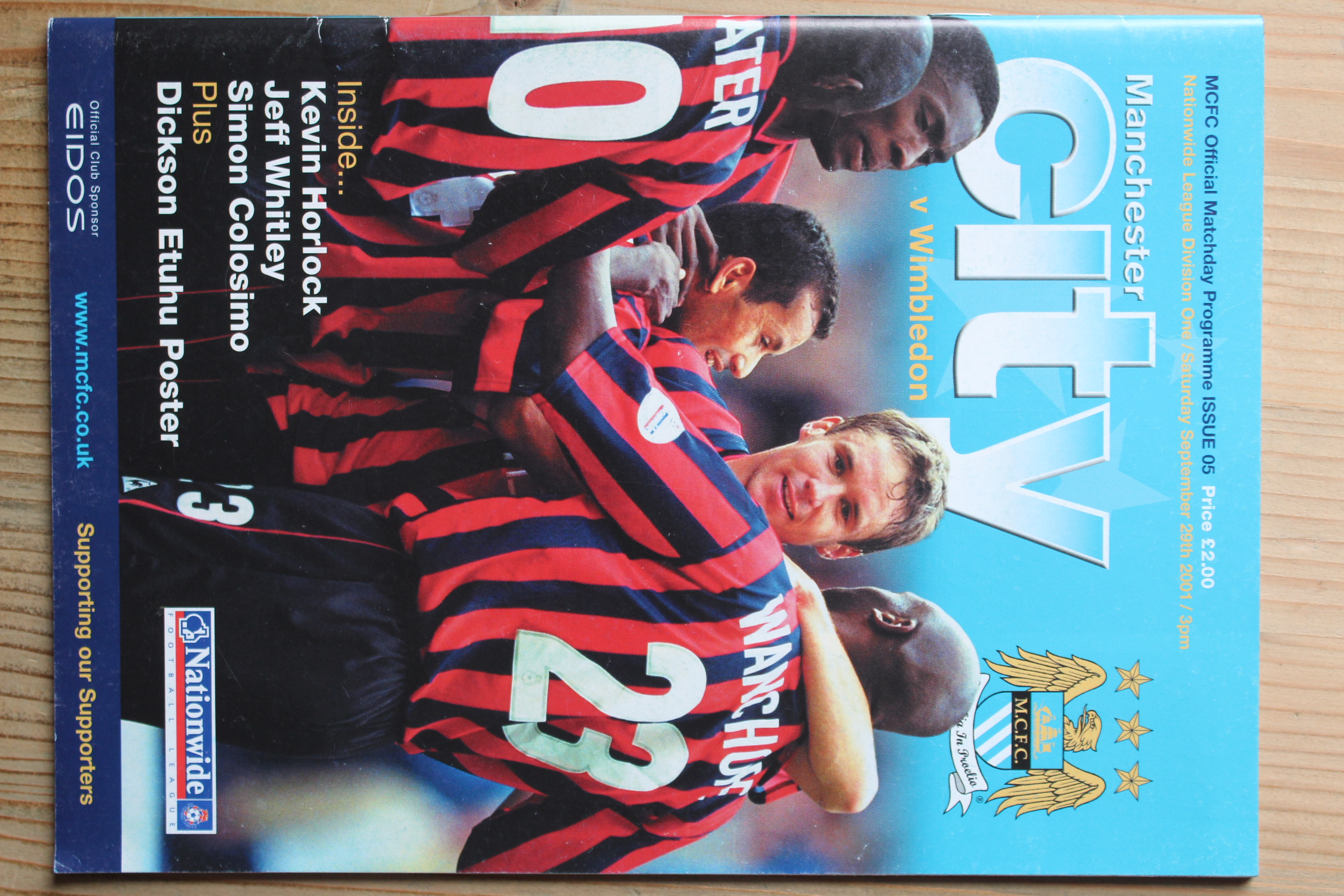 Manchester City FC v Wimbledon