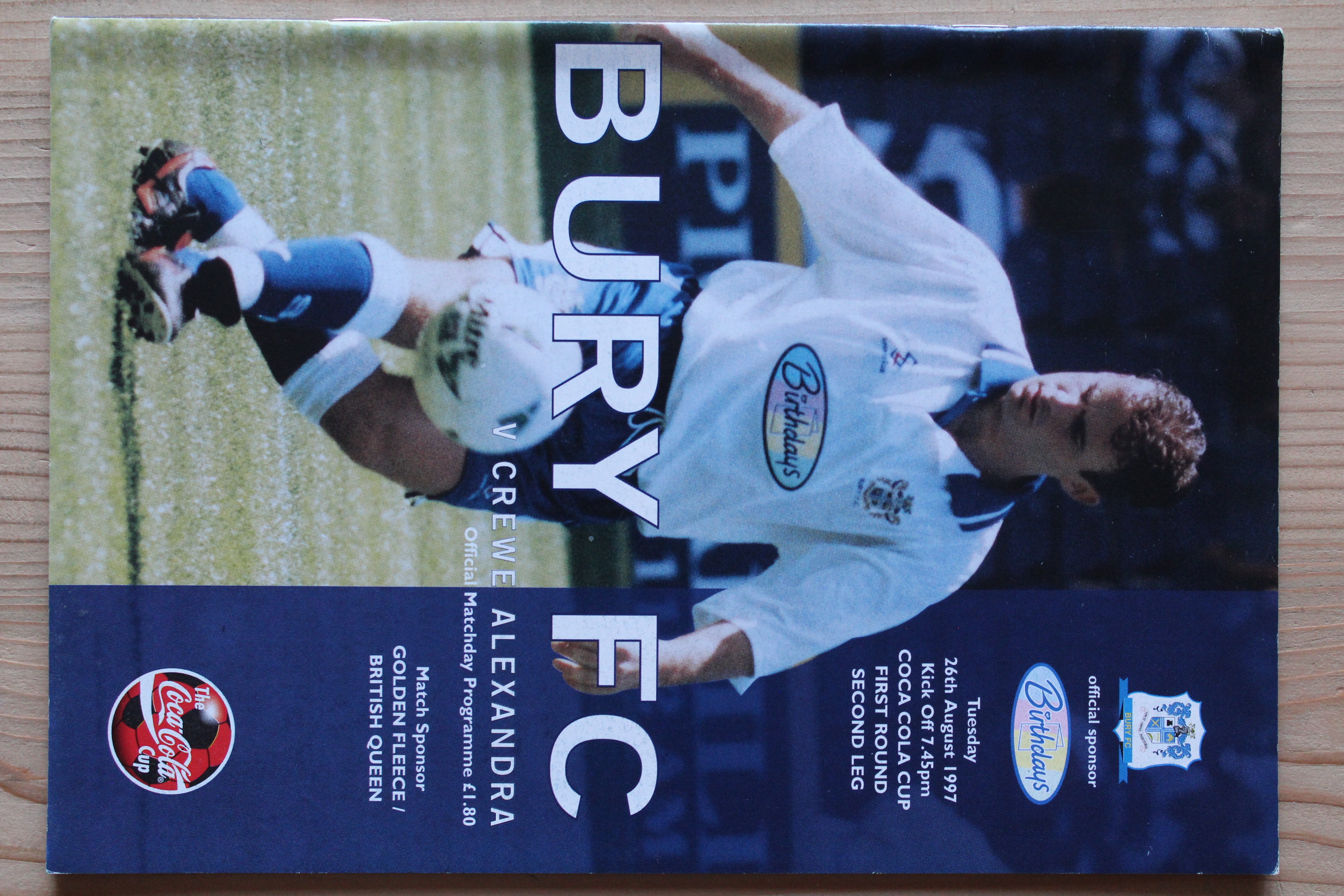 Bury FC v Crewe Alexandra FC